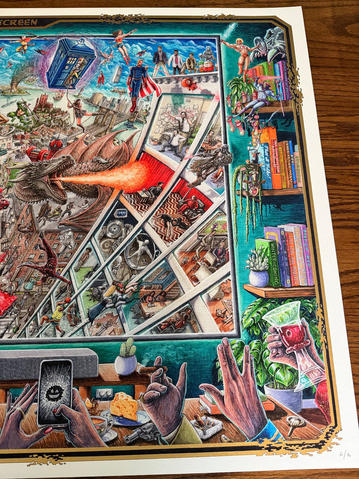 Jeff Murray - The Small Screen - 36x24 - Limited Edition Poster