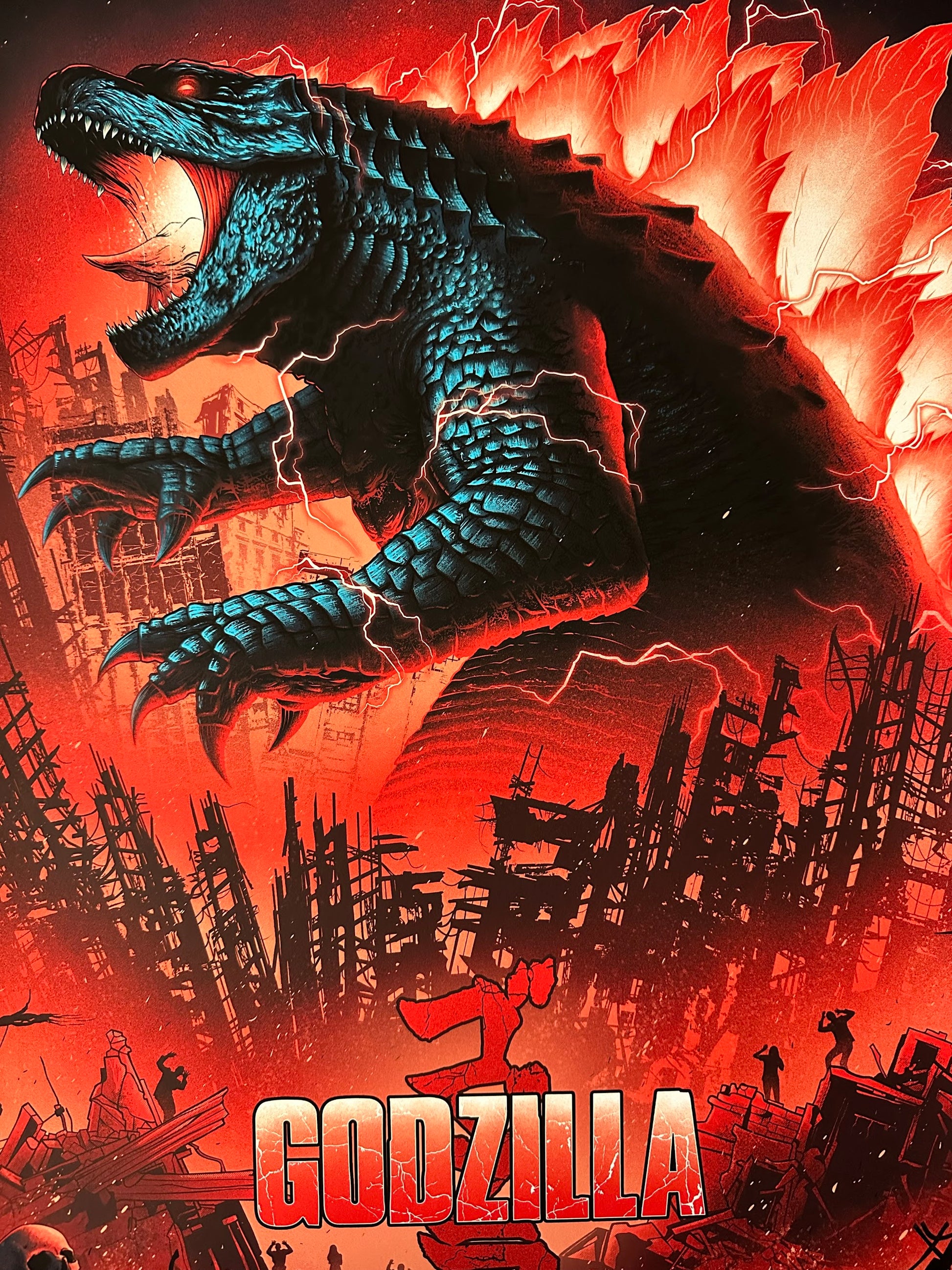 Sam Mayle - Godzilla 24x36 movie poster - detail image 3