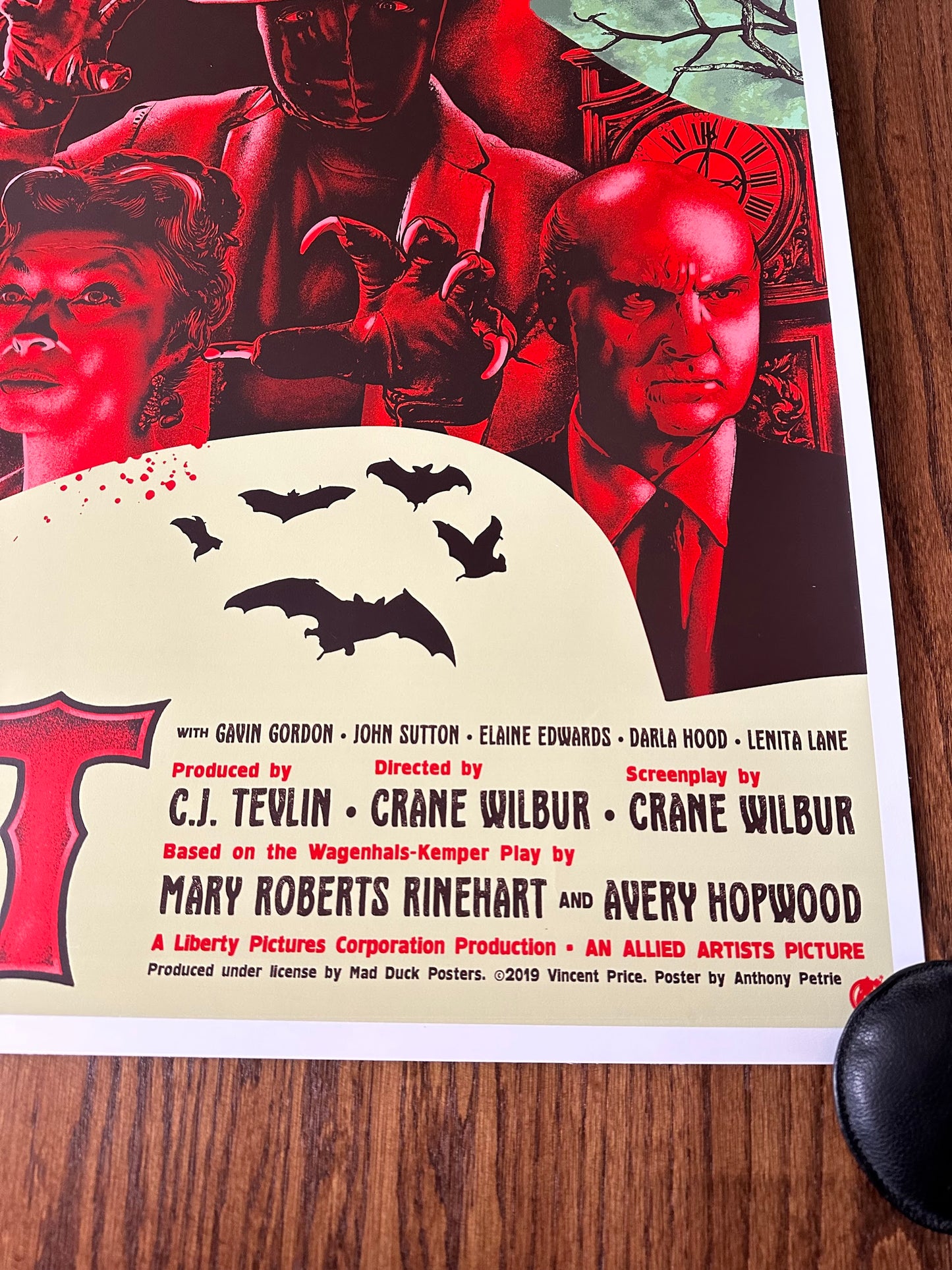 Anthony Petrie - The Bat 24x36 movie poster - detail image 6