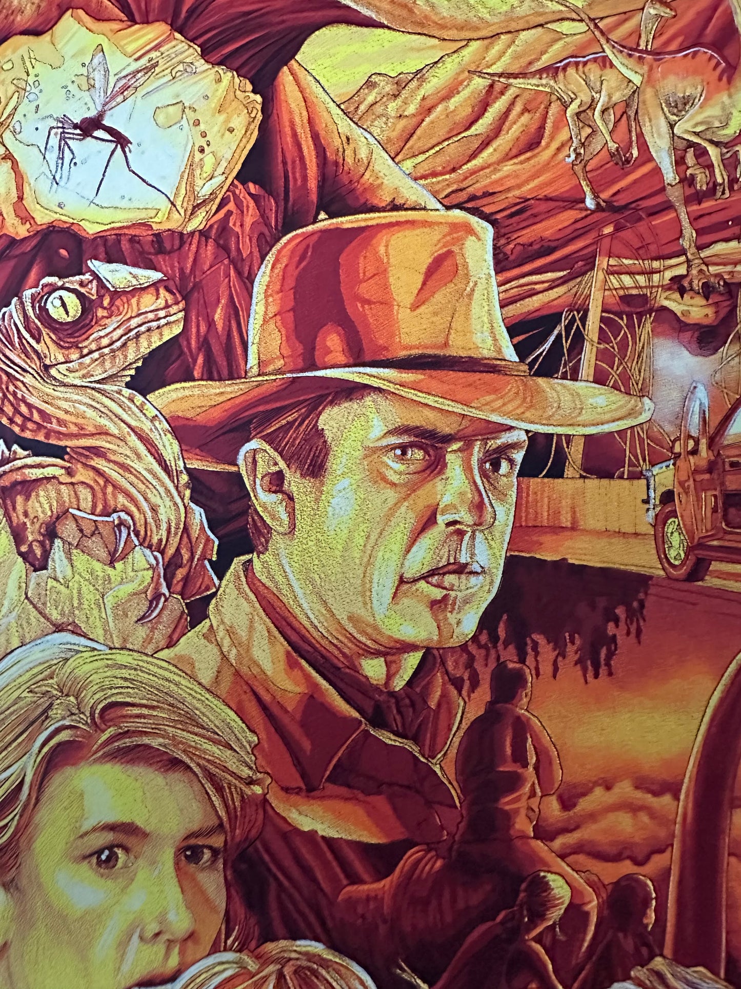 Tavo Montanez - Jurassic Park 24x36 movie poster - detail image 4