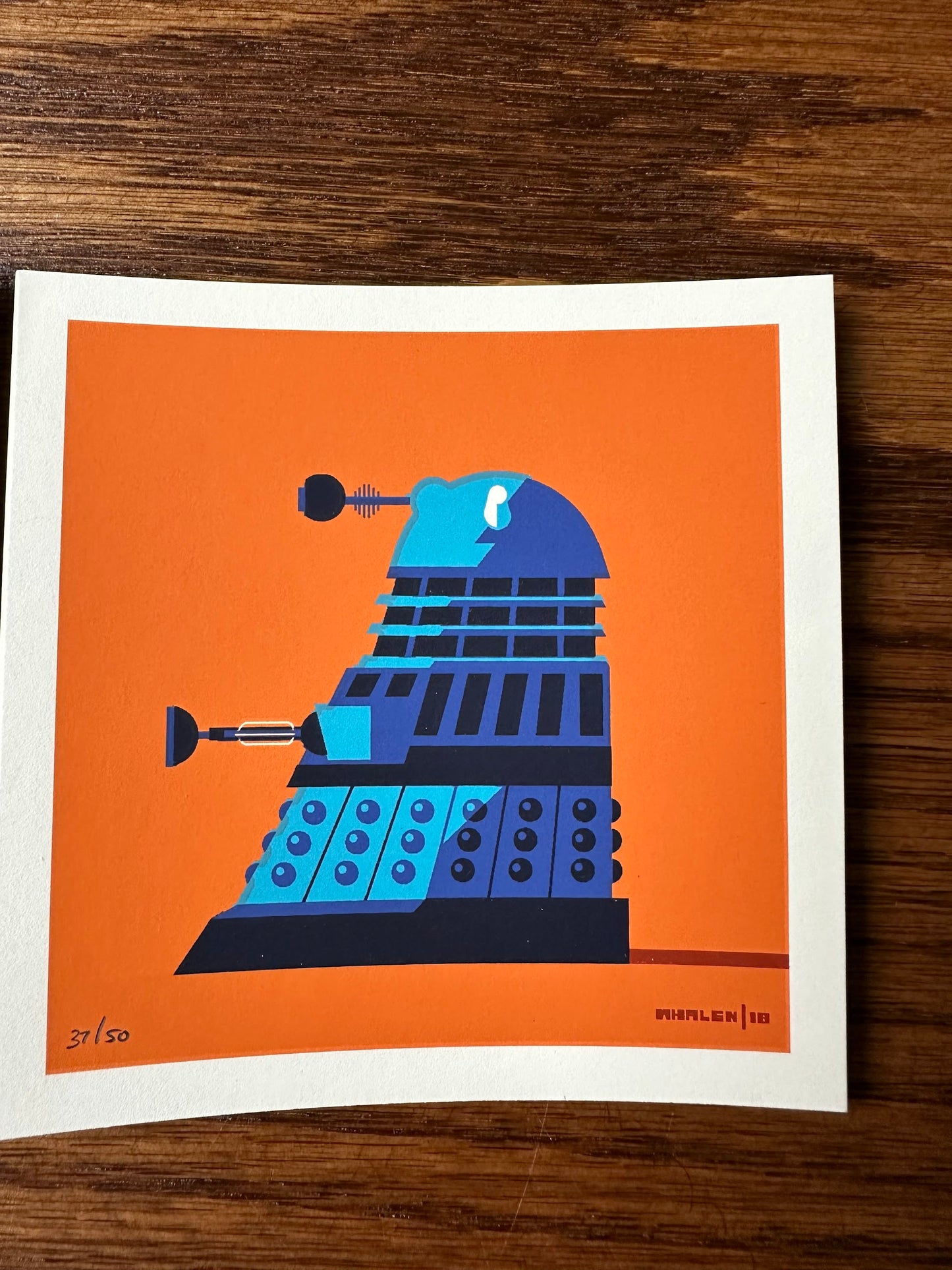 Tom Whalen - Doctor Who Set 4x4 art print - detail image 3
