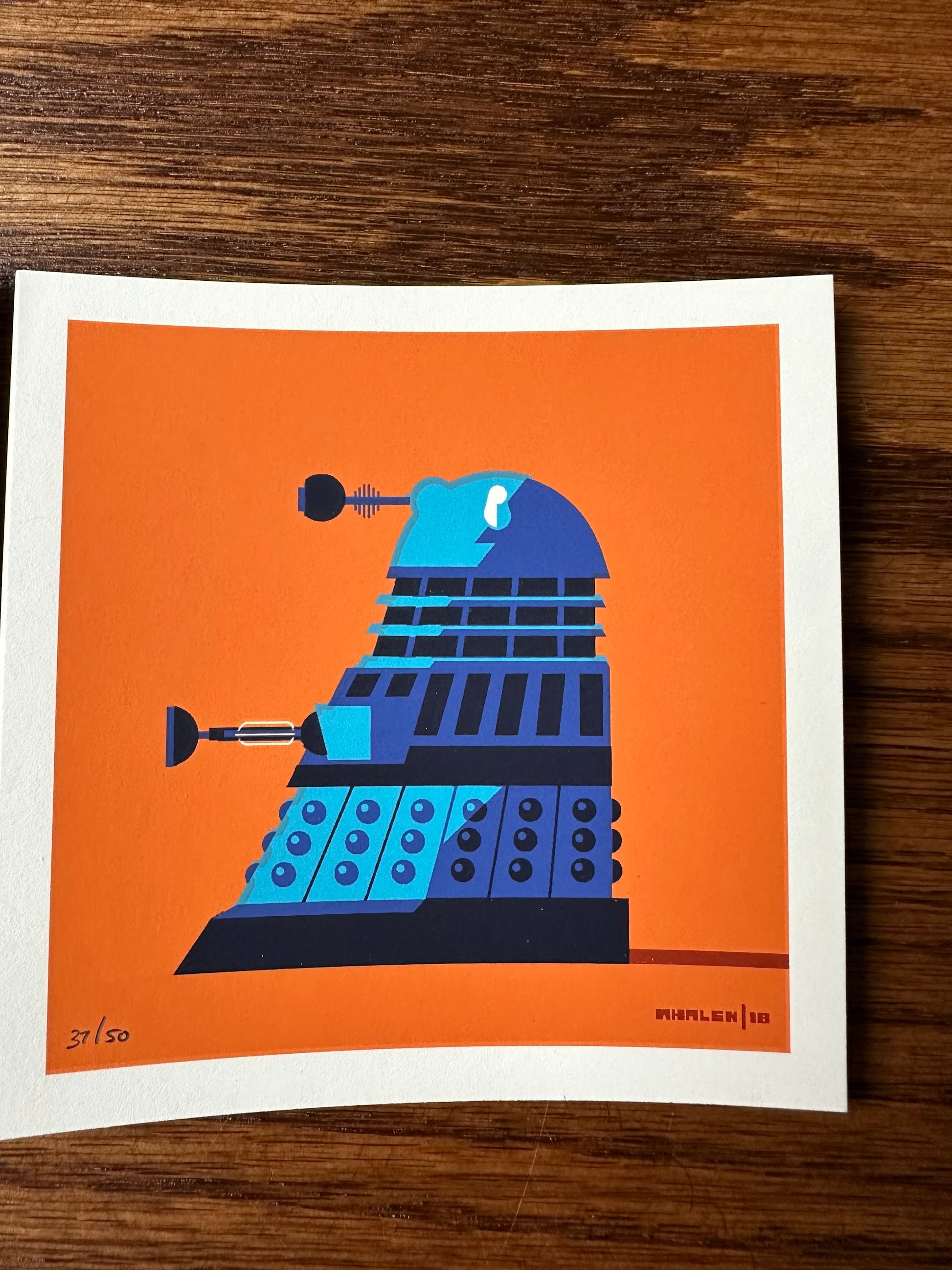 Tom Whalen - Doctor Who Set 4x4 art print - detail image 3