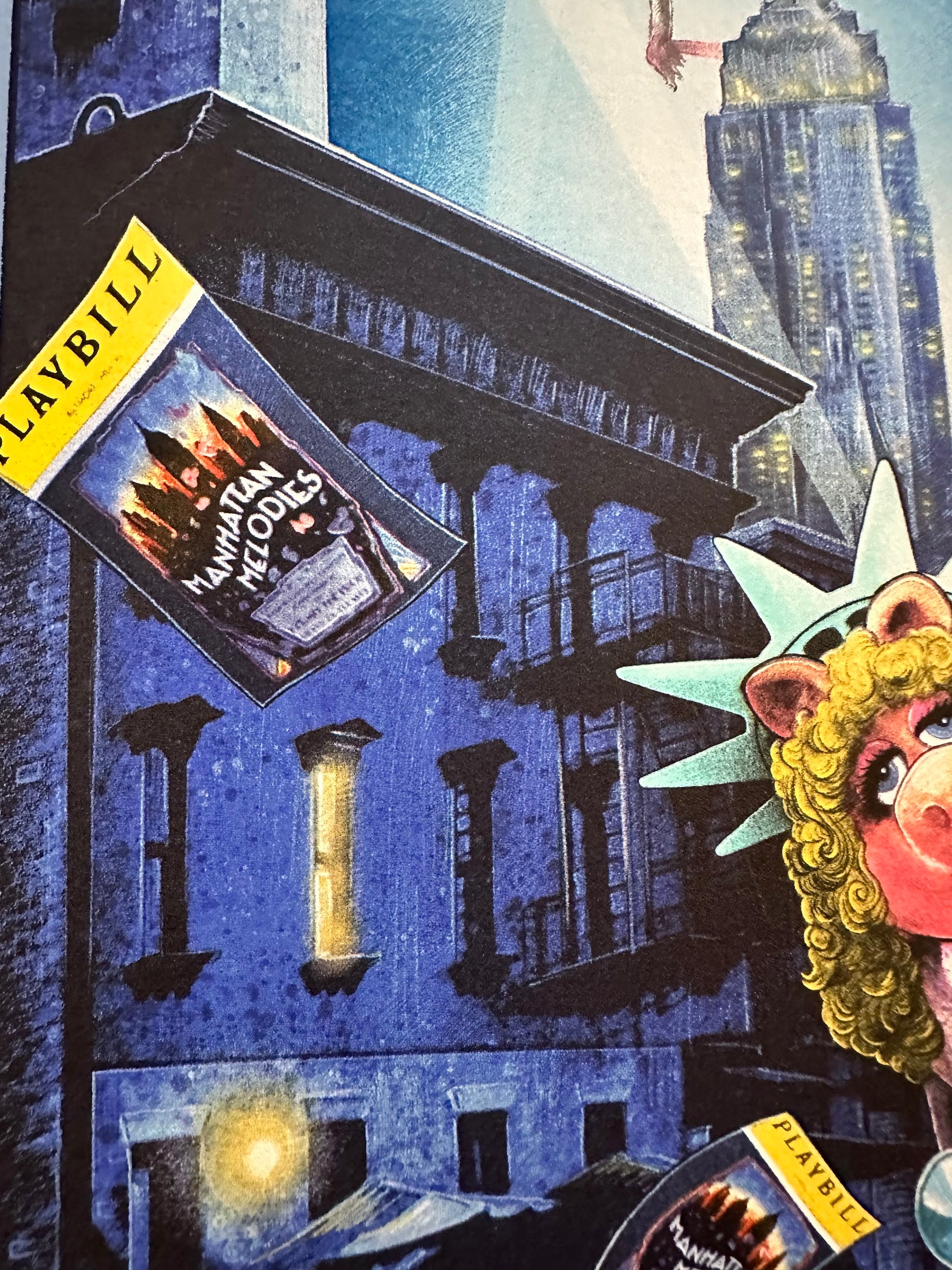 Kevin Wilson - Muppets take Manhattan 24x36 movie poster - detail image 6
