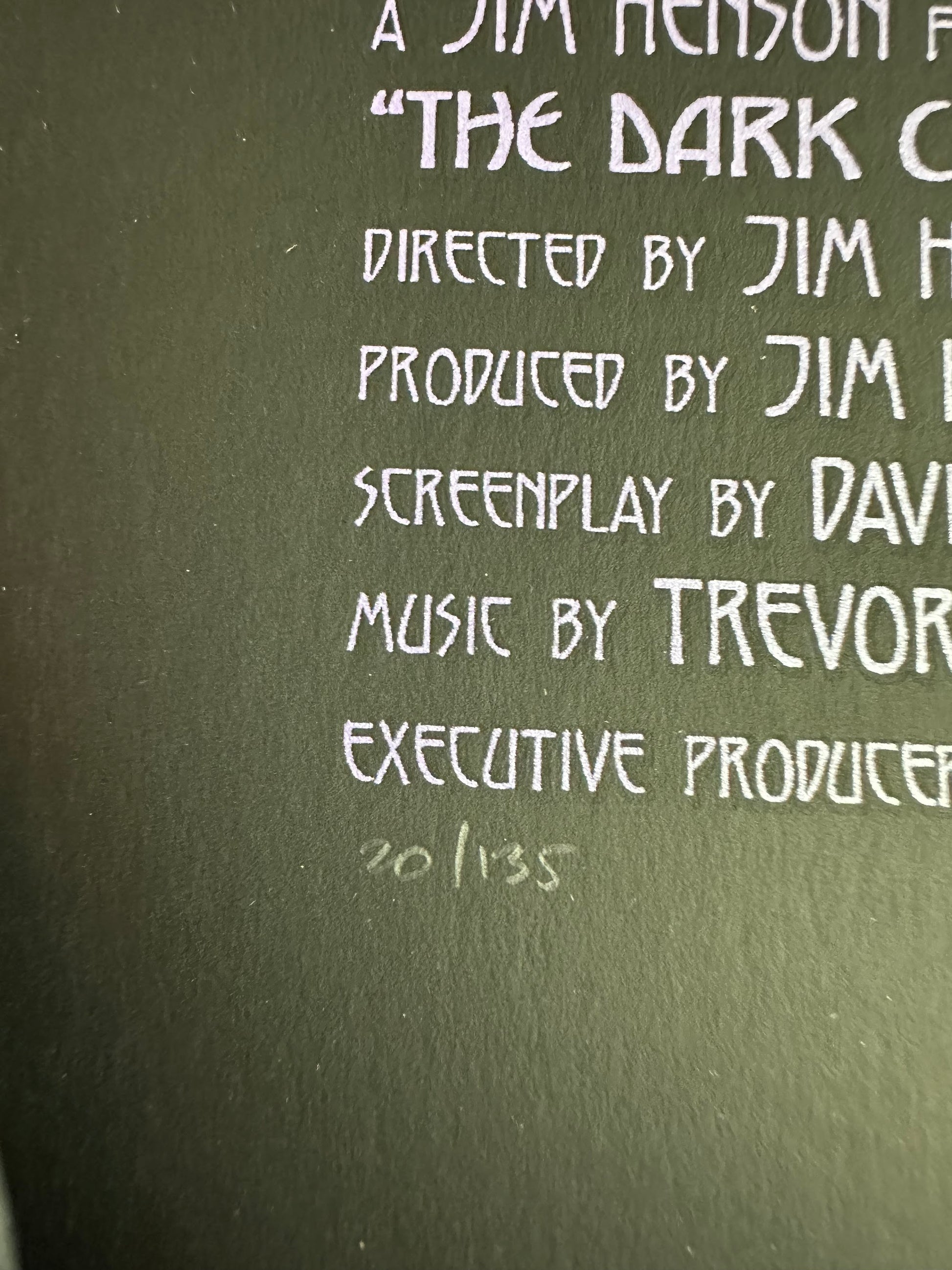 Kevin Wilson - The Dark Crystal 24x36 movie poster - detail image 6