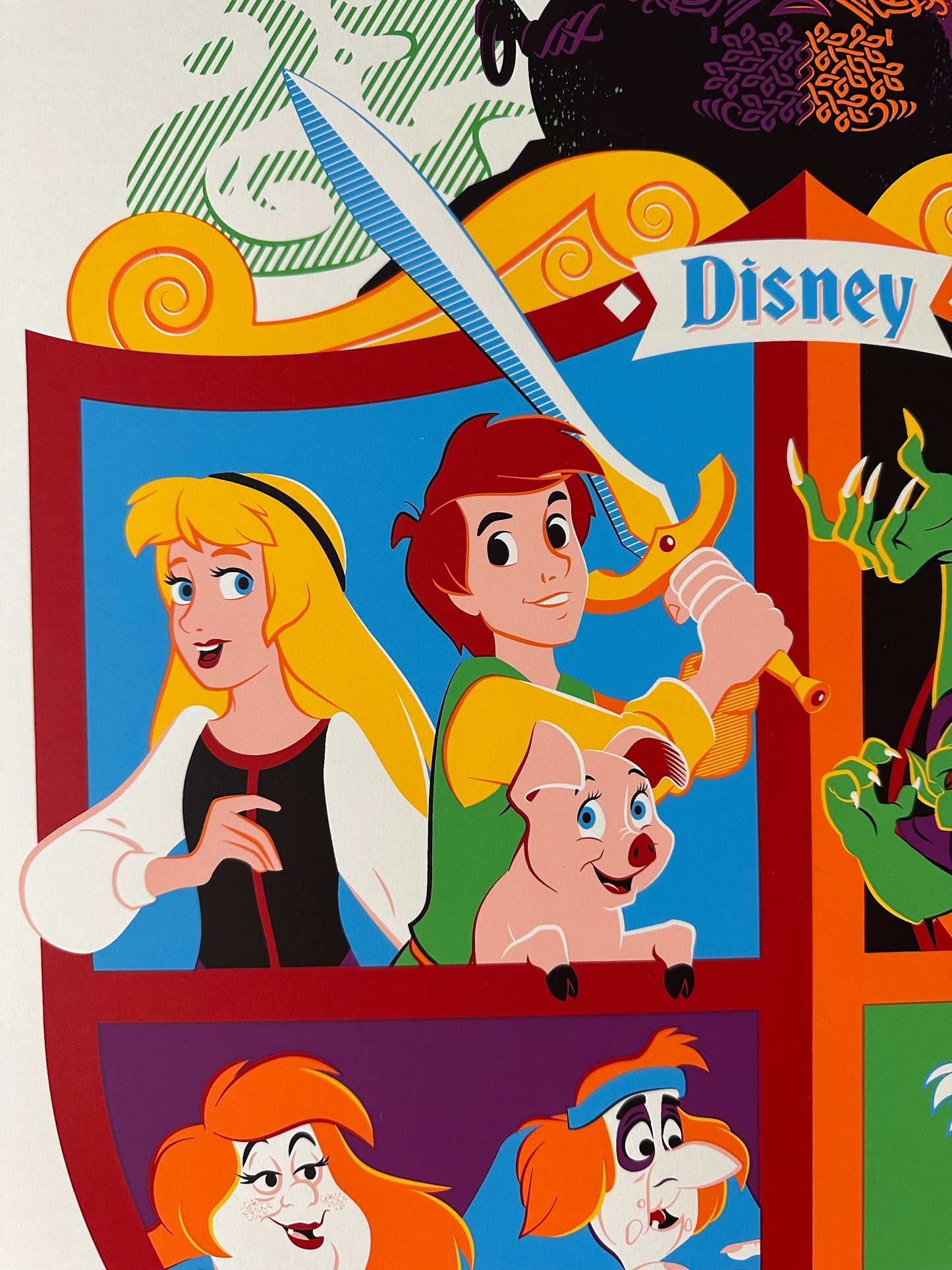 Dave Perillo - Disney's The Black Cauldron 18x24 art print - detail image 2