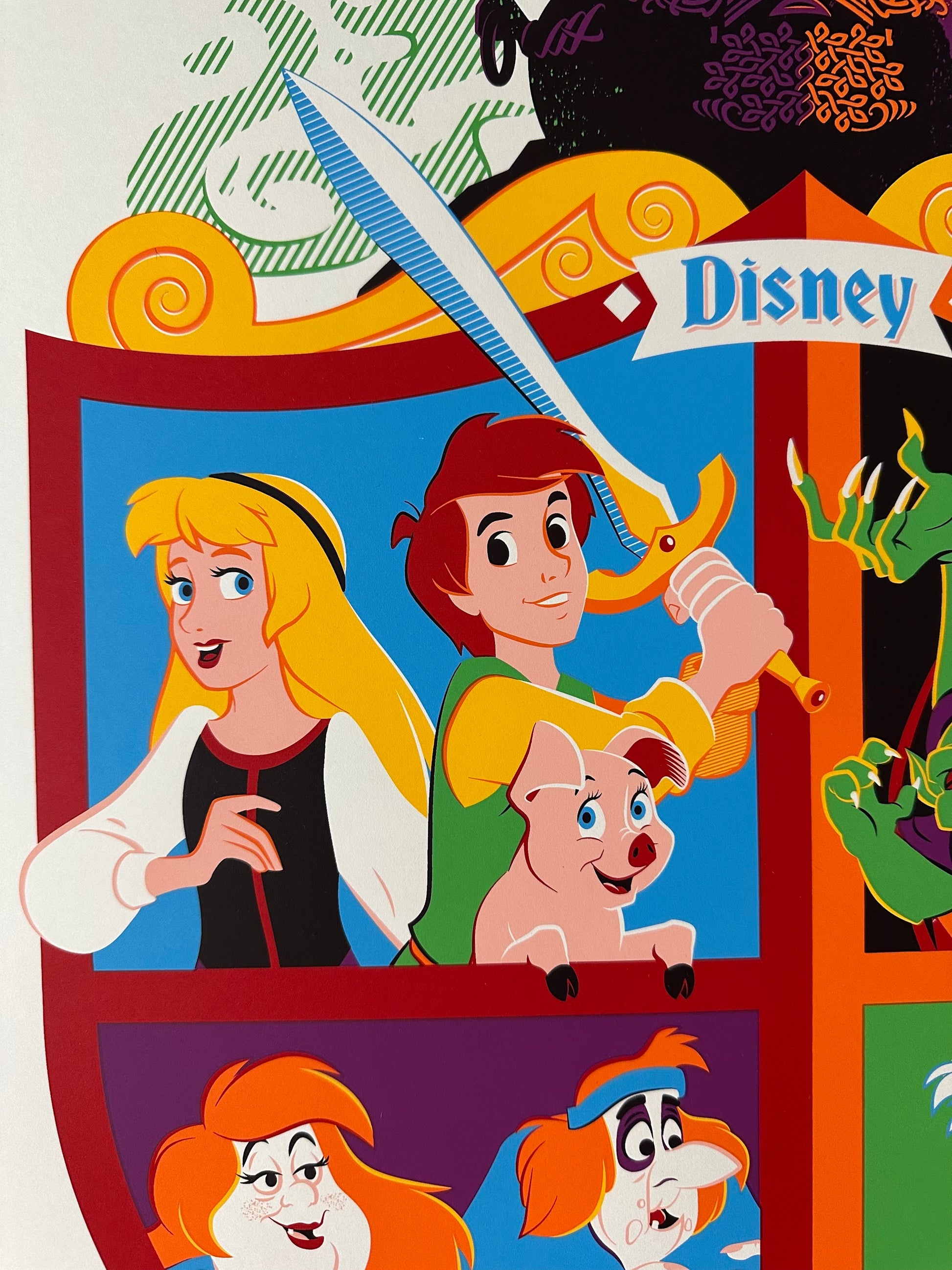 Dave Perillo - Disney's The Black Cauldron 18x24 art print - detail image 2