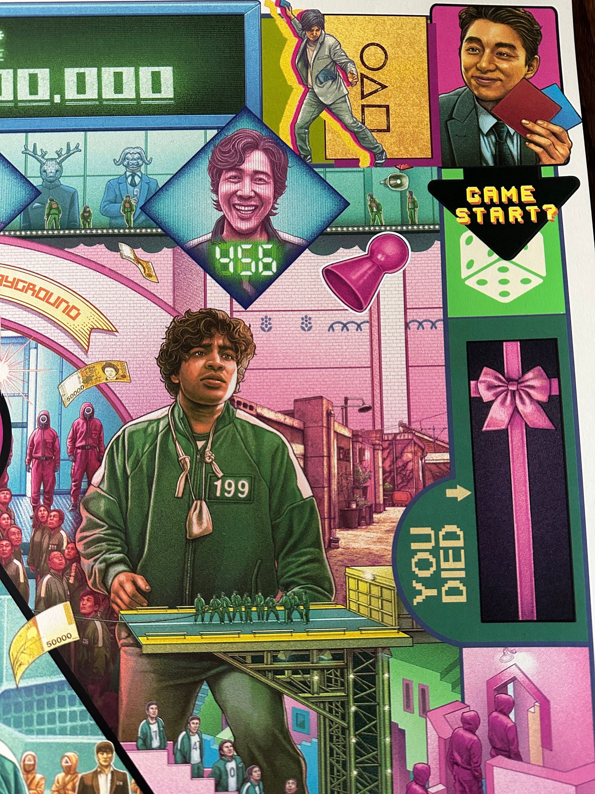 Ise Ananphada - Squid Game 24x36 movie poster - detail image 4