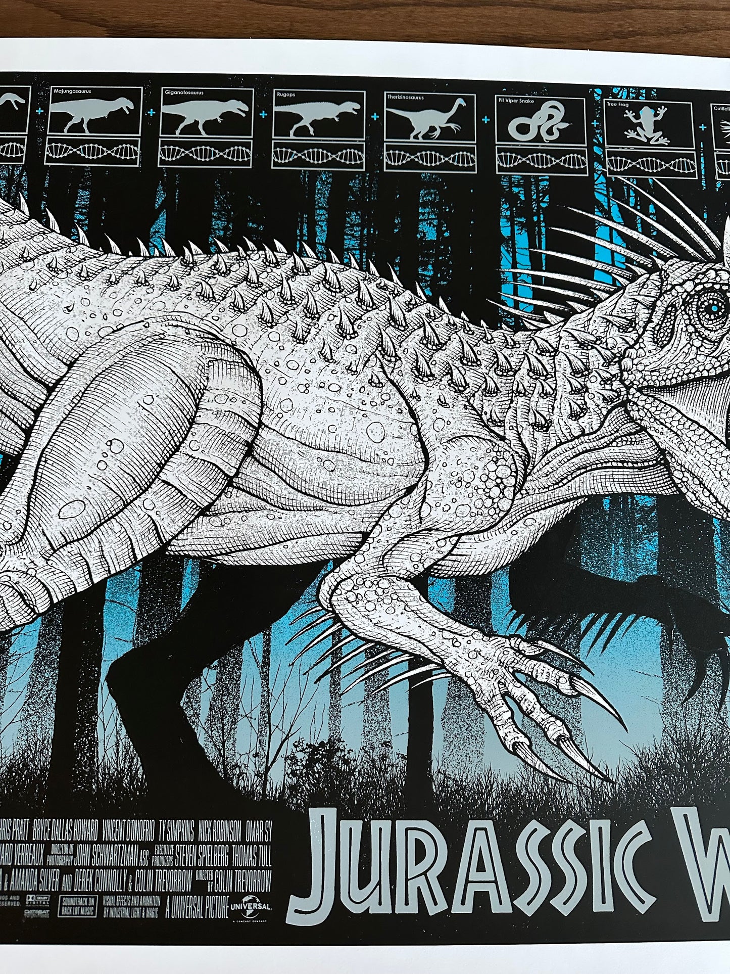 Dan Mcarthy - Jurassic World 36x24 movie poster - detail image 5