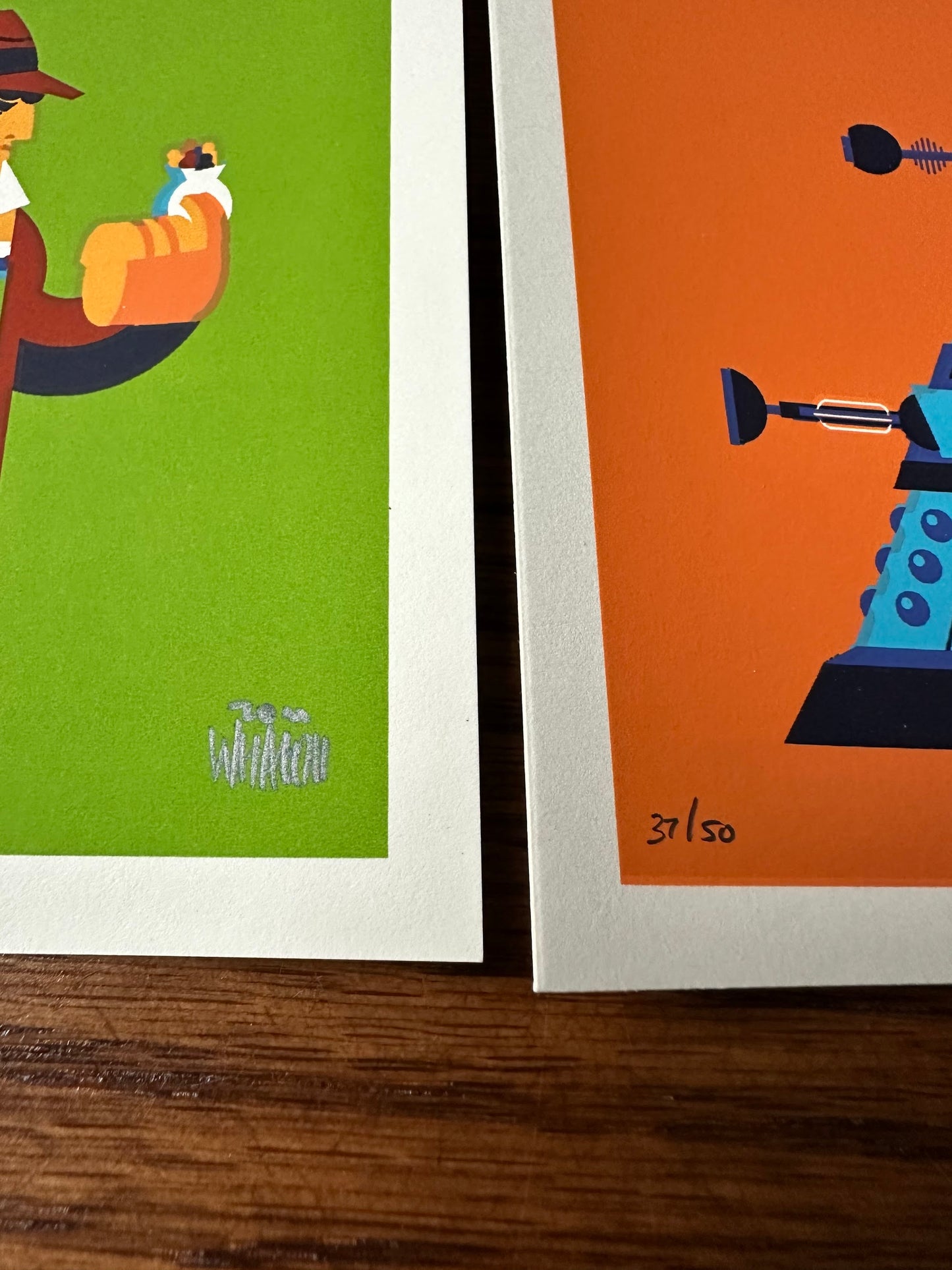 Tom Whalen - Doctor Who Set 4x4 art print - detail image 4