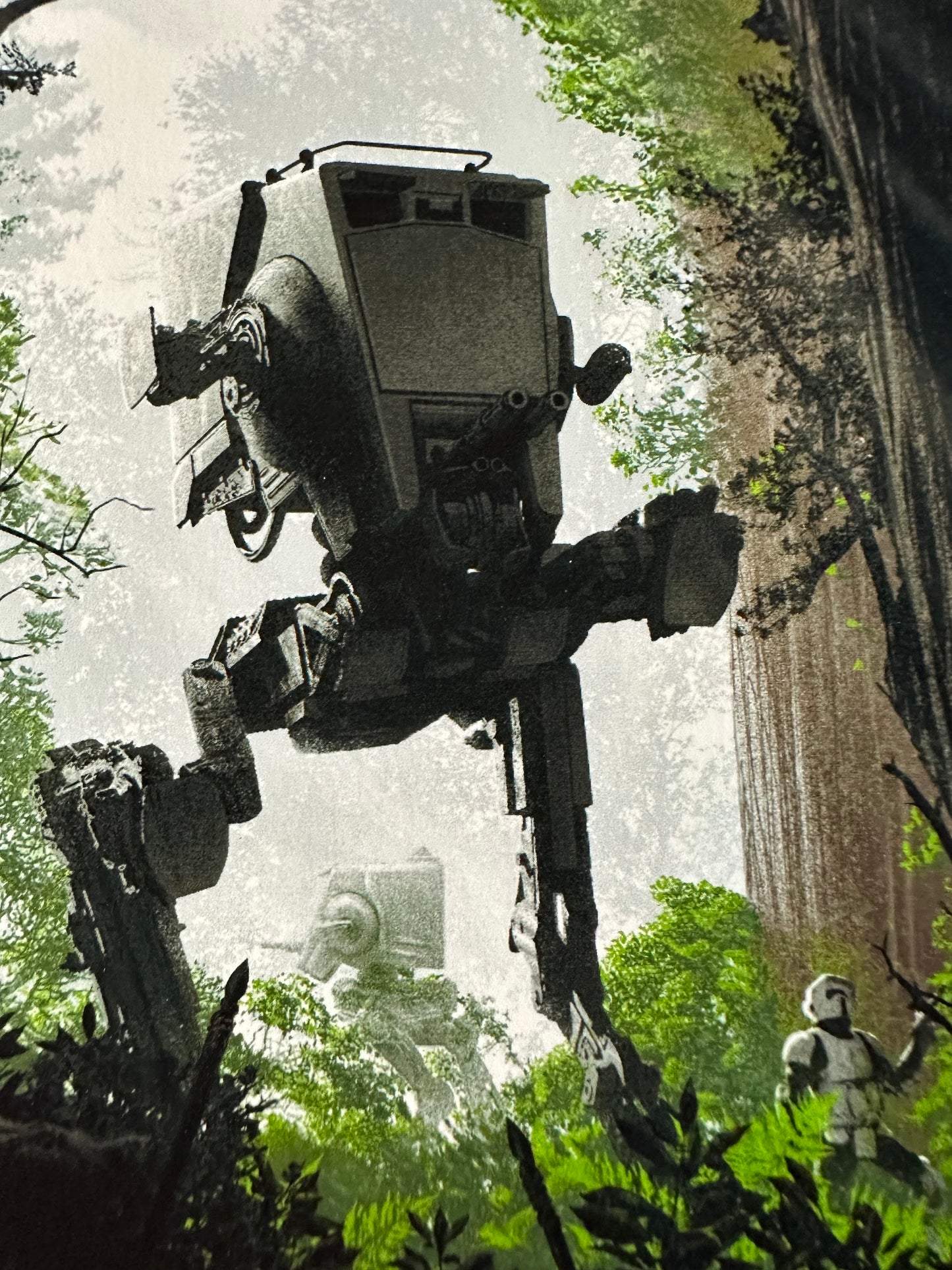 JC Richard - Star Wars Forest Sentries 6x8 art print - detail image 2