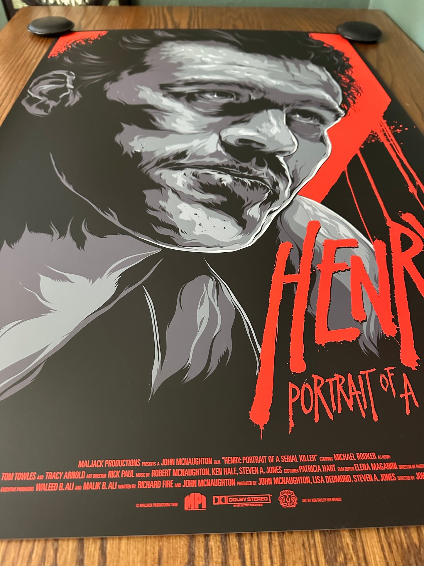 Ken Taylor - Henry: Portrait of a serial killer 24x36 movie poster - detail image 4