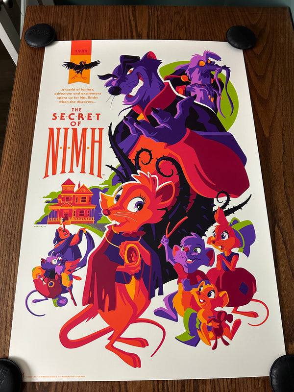 Tom Whalen - The Secret of Nimh - 24x36 - Limited Edition Poster