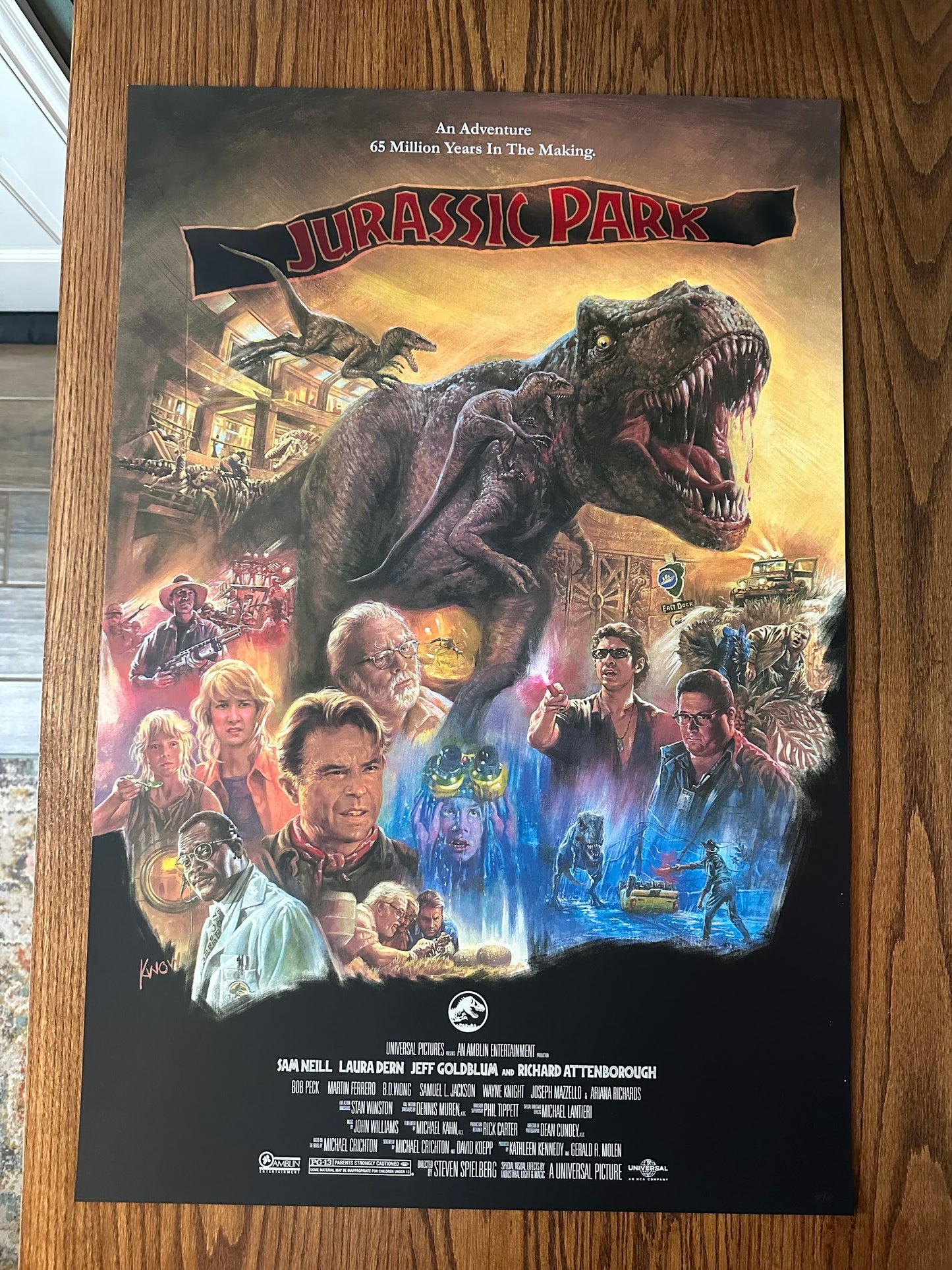 KWow - Jurassic Park 24x36 movie poster
