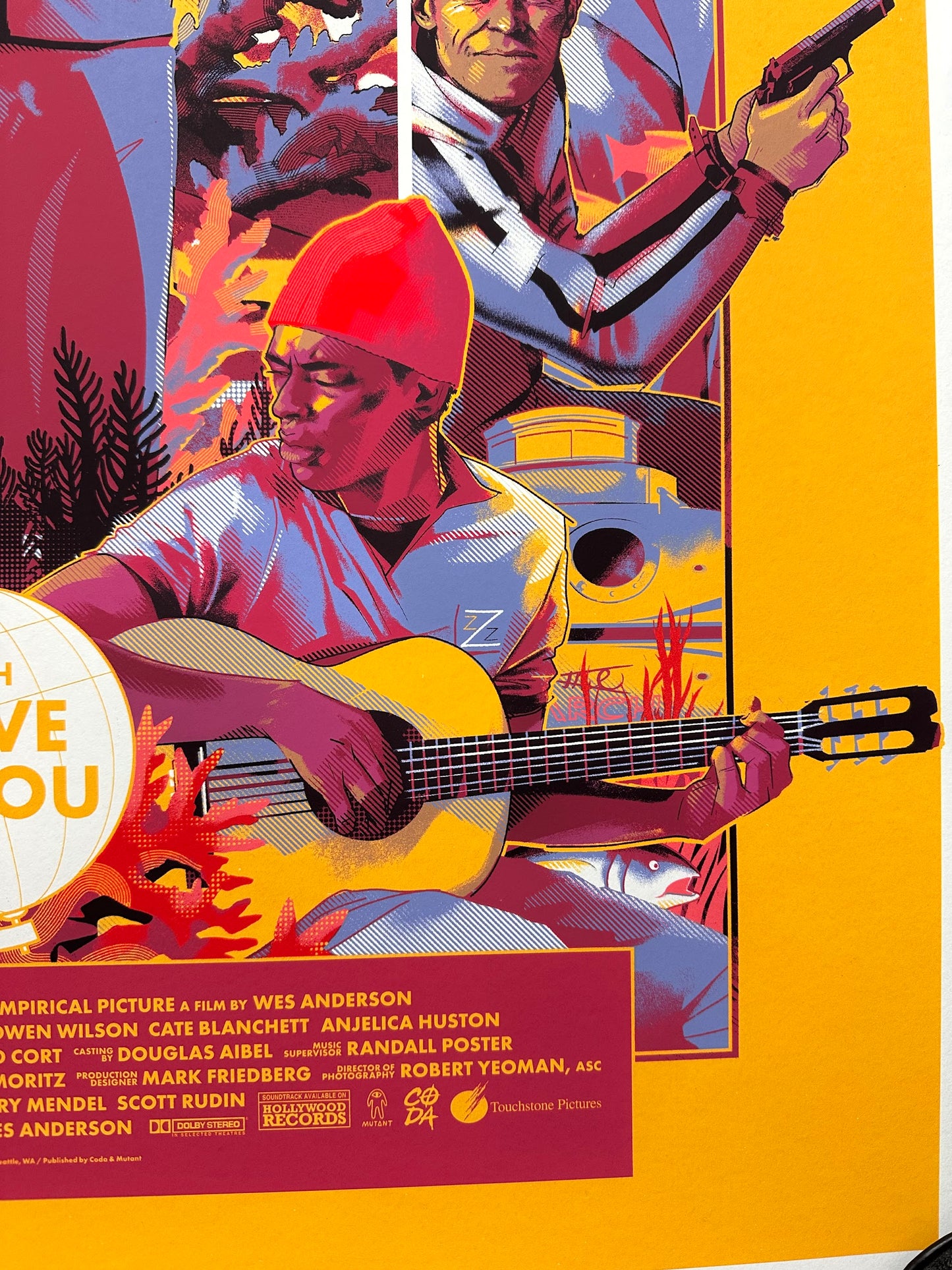 Matt Taylor - The Life Aquatic with Steve Zissou 24x36 movie poster - detail image 7