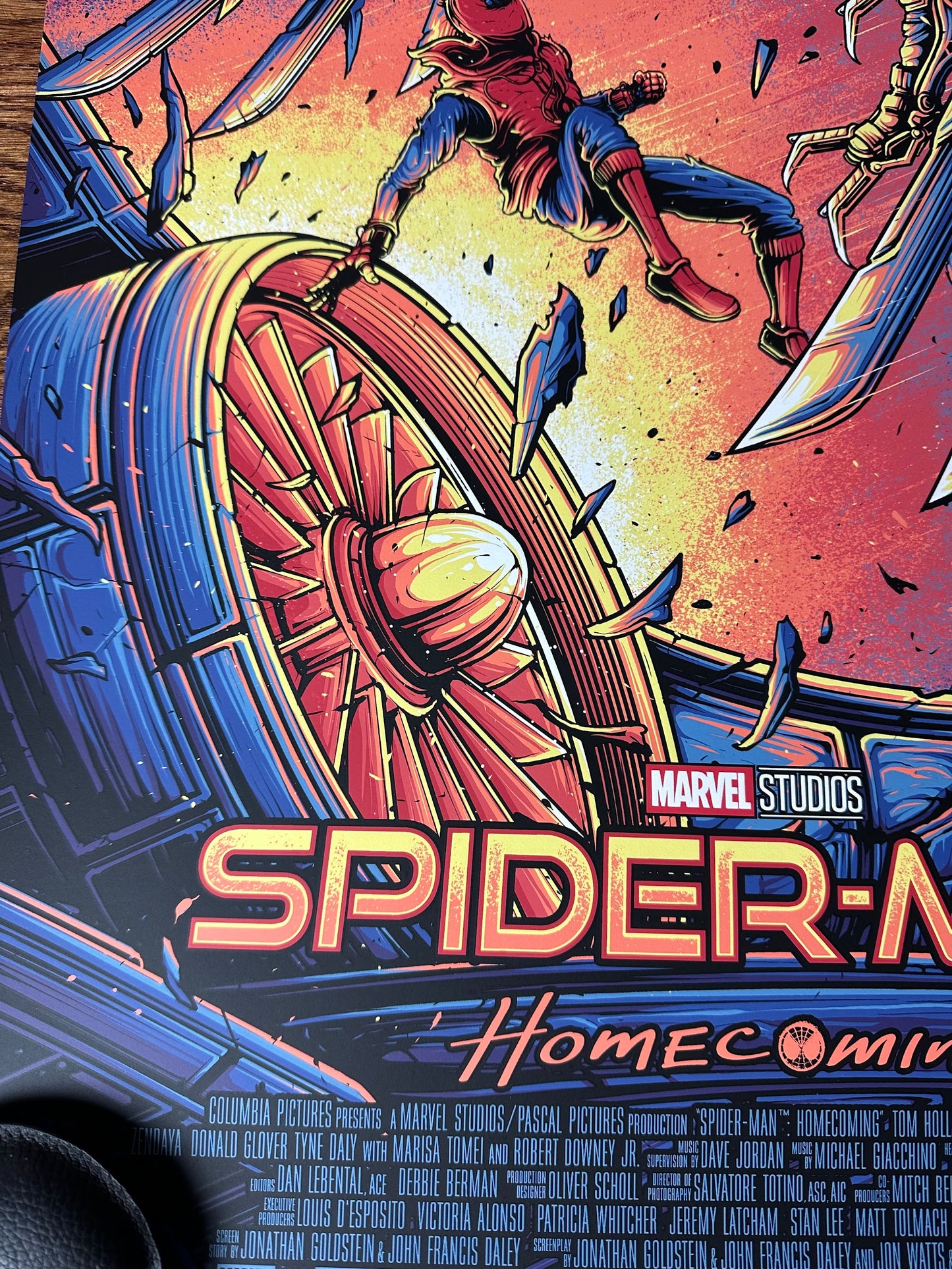 Dan Mumford - Spider-Man Homecoming 18x24 movie poster - detail image 3