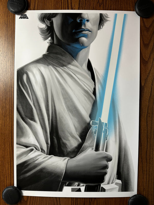 Phantom City Creative - Star Wars - Luke Skywalker Variant 24x36 movie poster