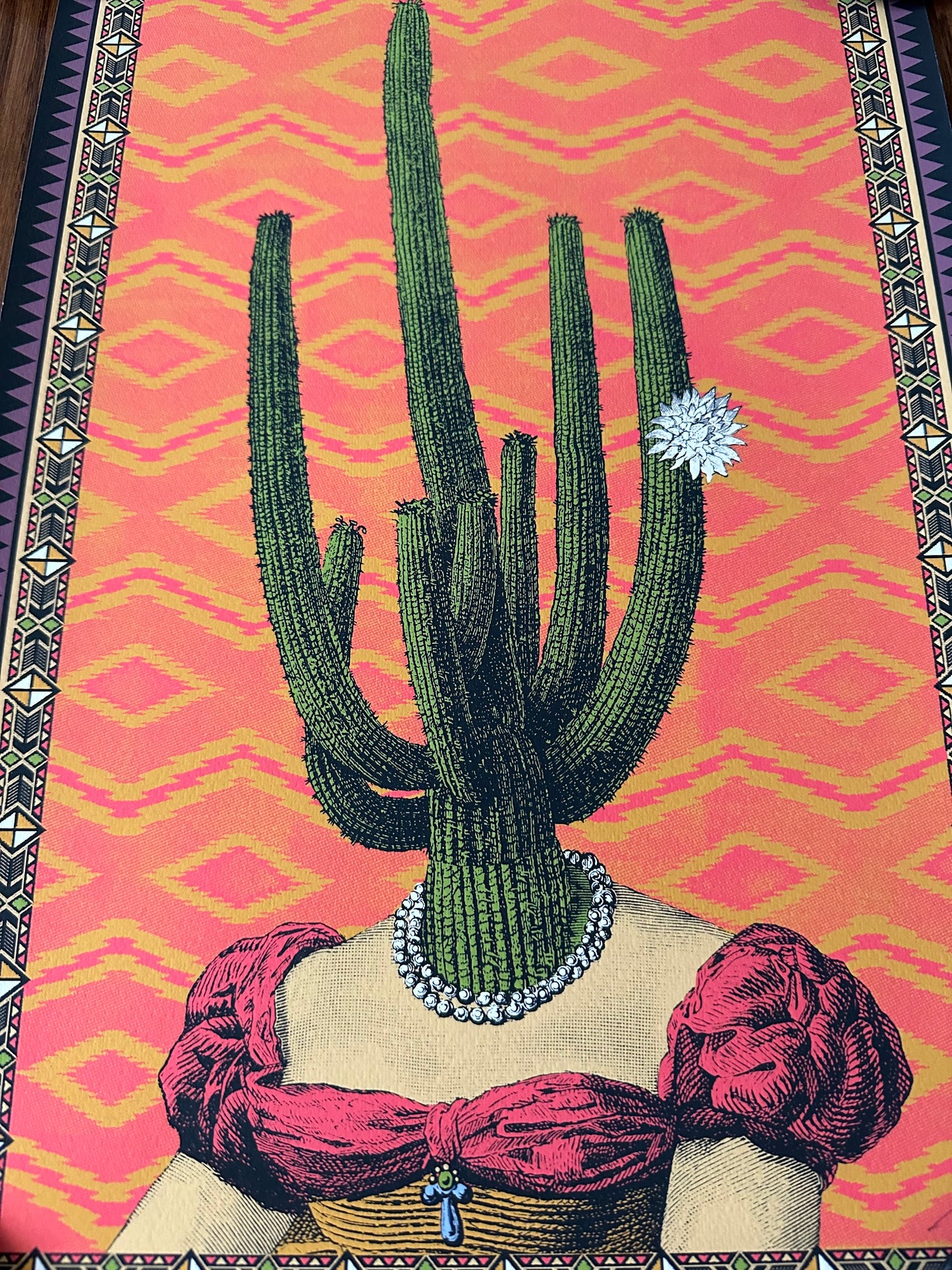 Nate Duval - Catherine Cactus 13x19 art print - detail image 2