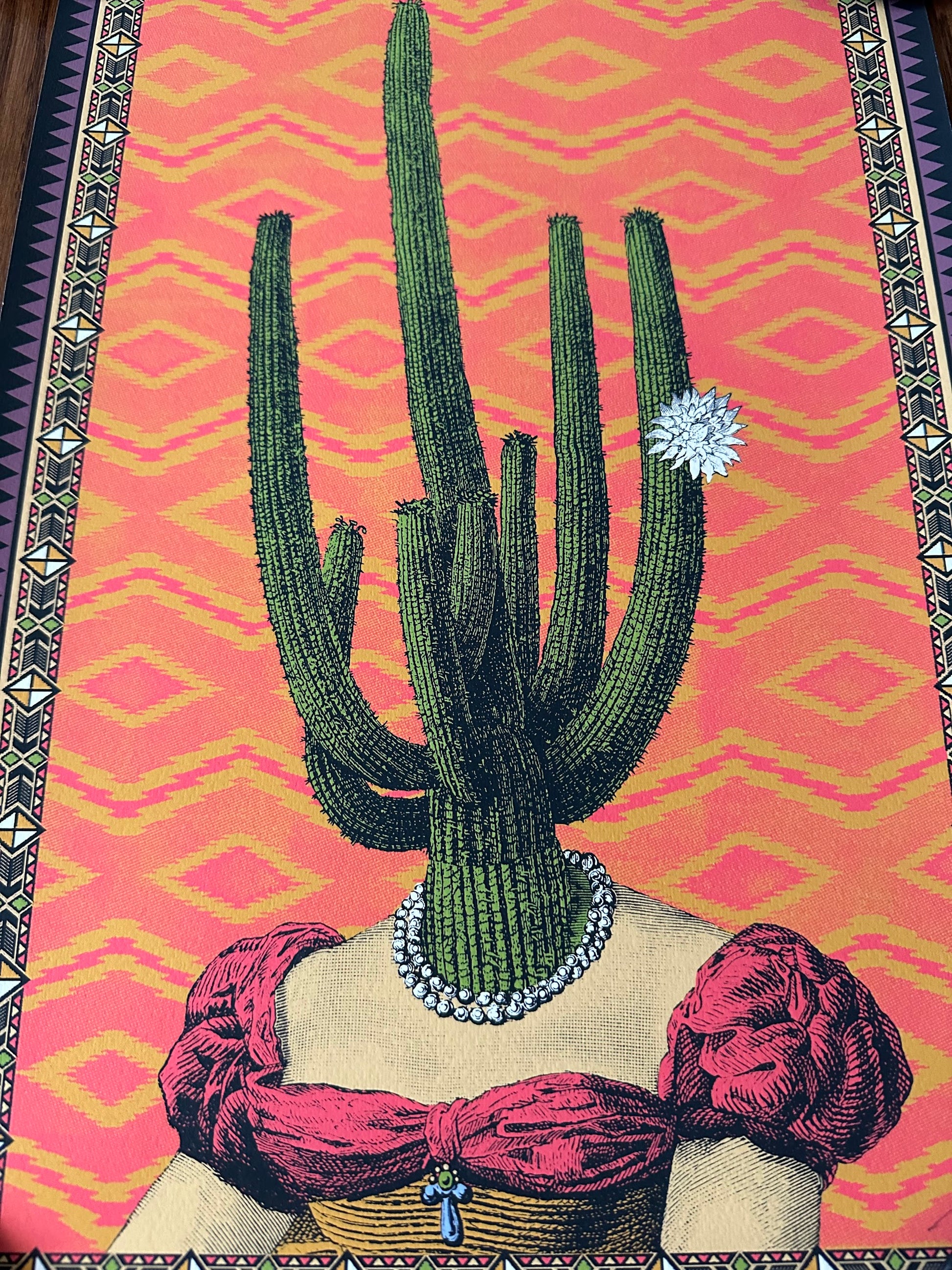Nate Duval - Catherine Cactus 13x19 art print - detail image 2
