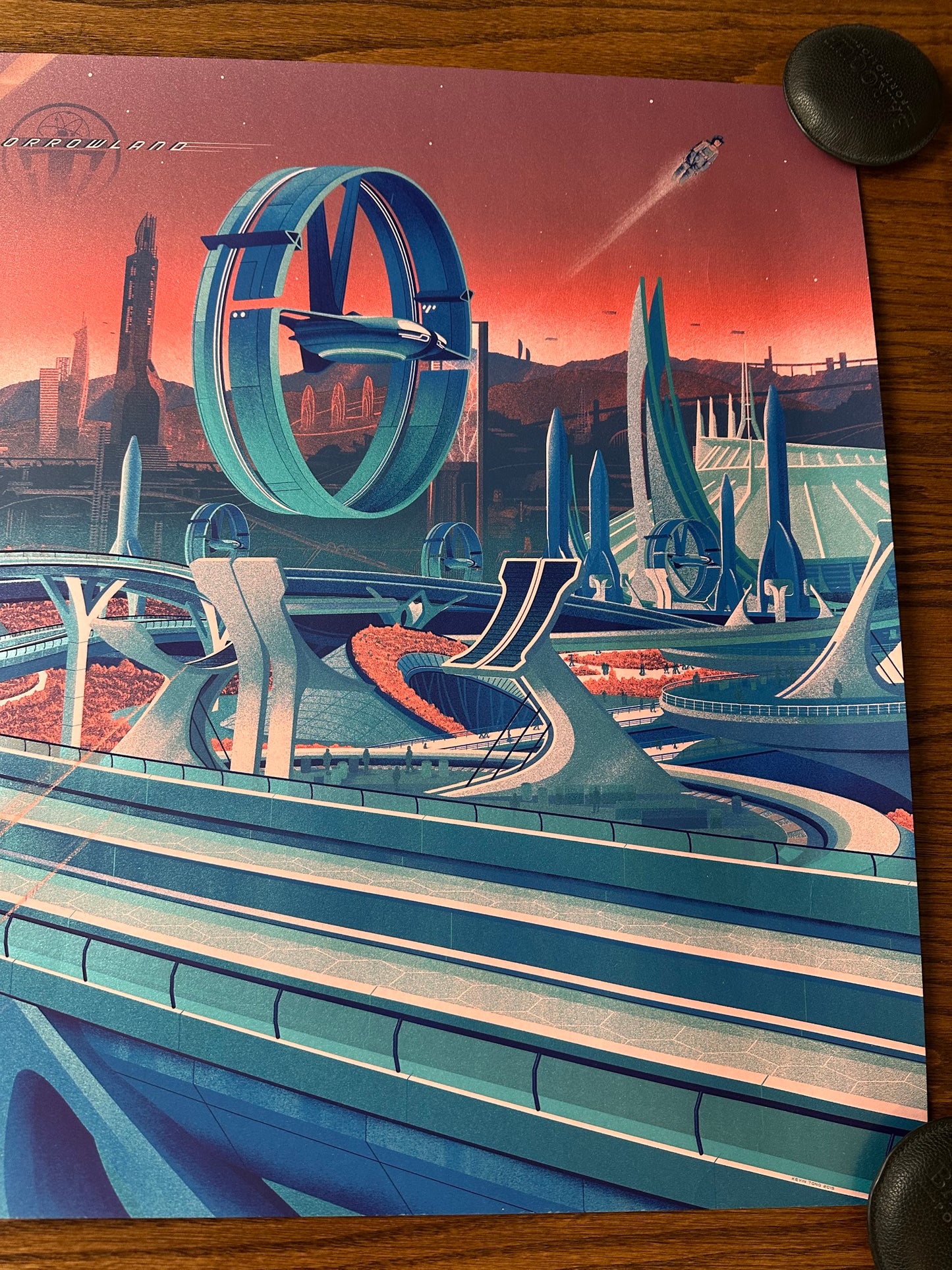 Kevin Tong - Disney's Tomorrowland 36x24 movie poster - detail image 4