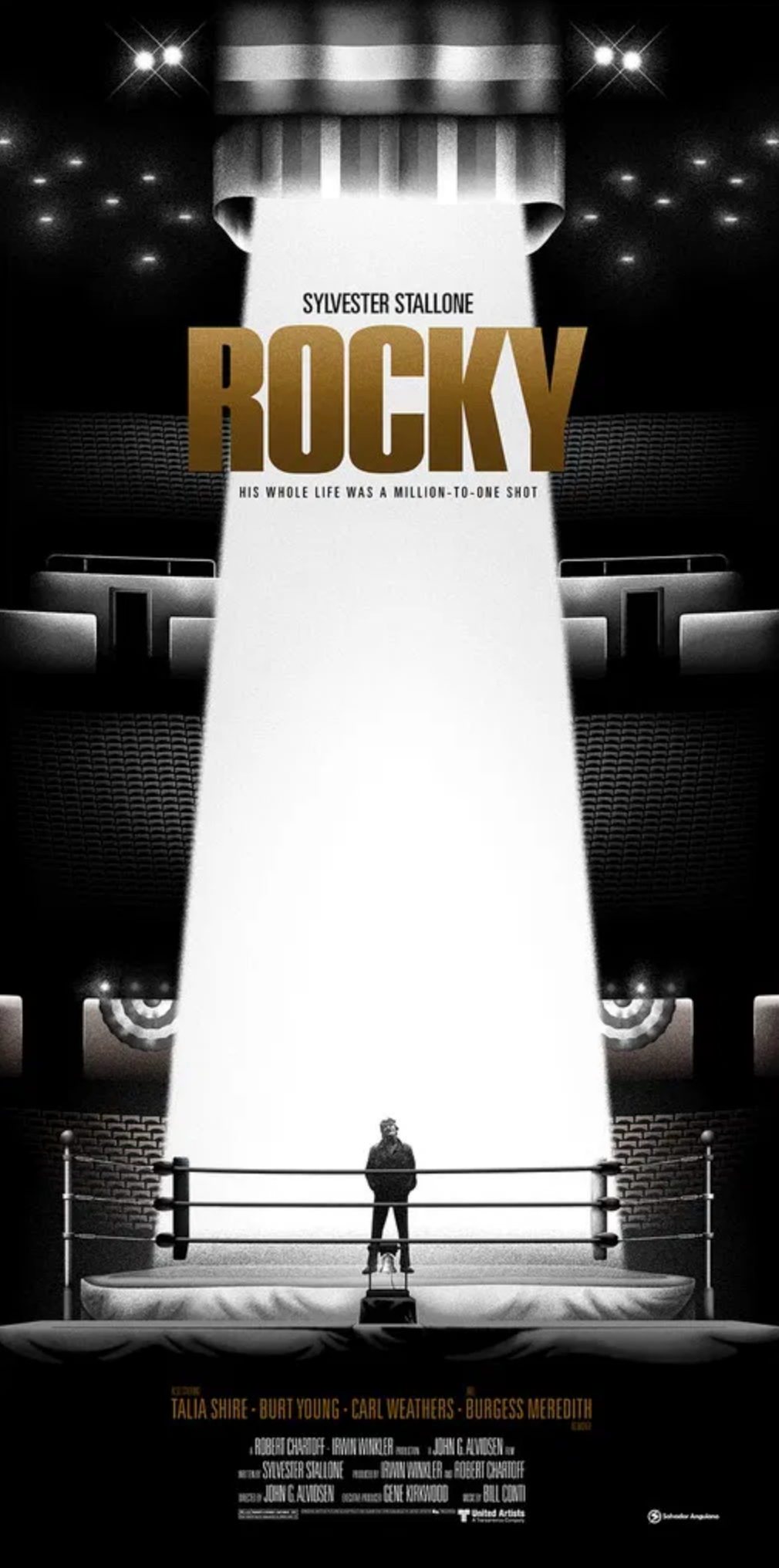 Salvador Anguiano - Rocky 12x24 movie poster - detail image 6