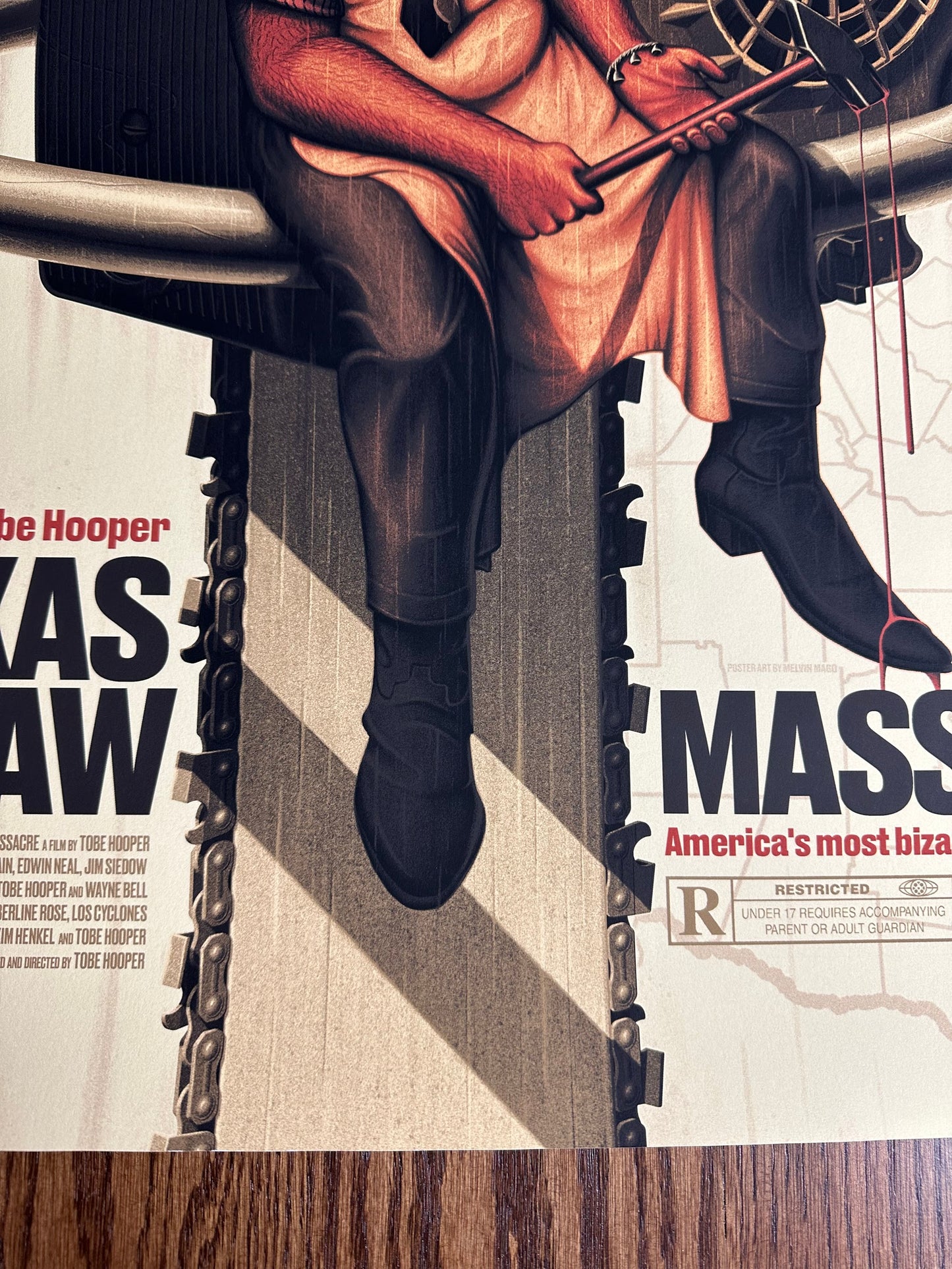 Melvin Mago - Texas Chainsaw Massacre 24x36 movie poster - detail image 4