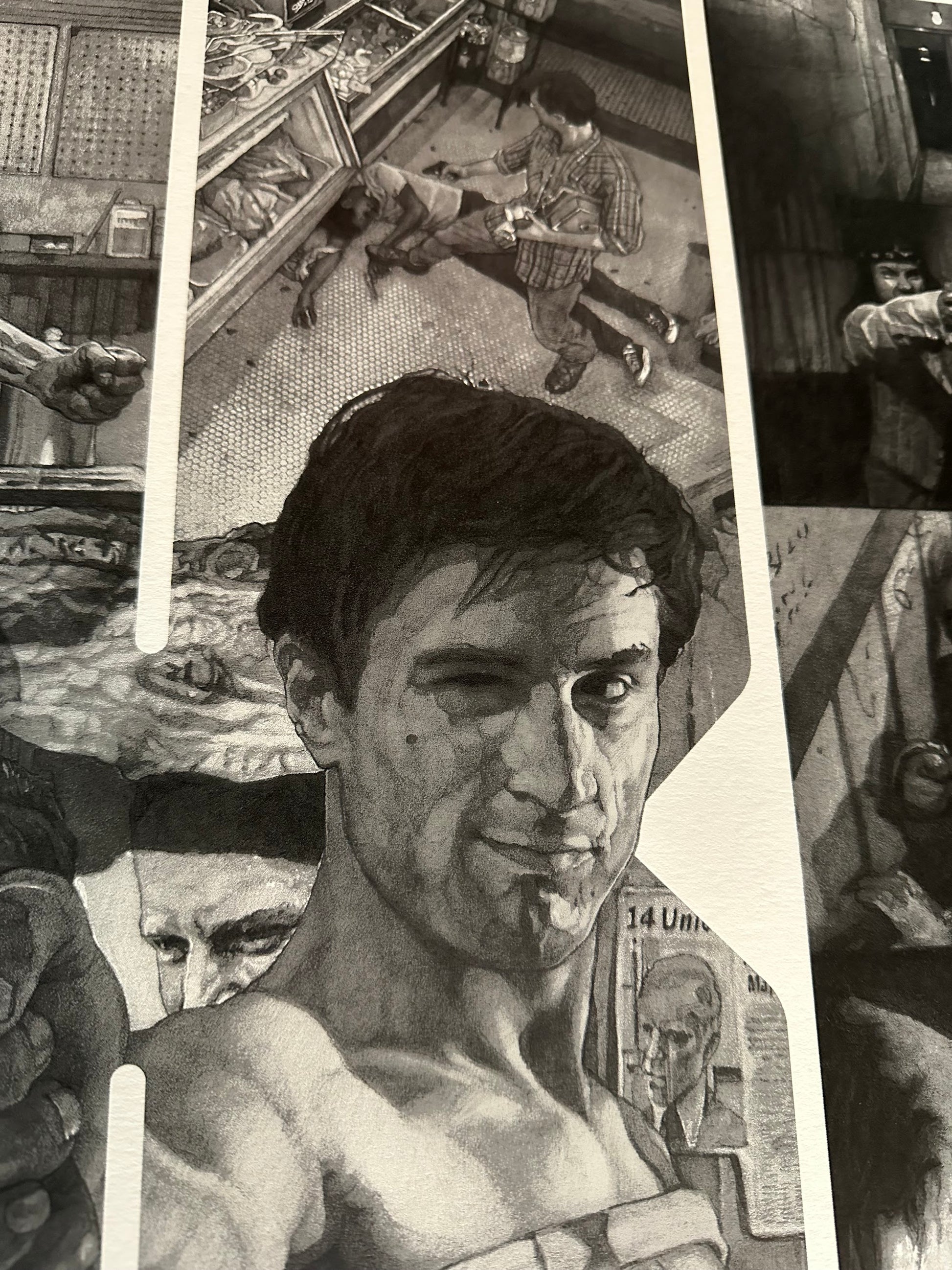 Krzysztof Domardzki - Taxi Driver Pencil Variant 36x24 movie poster - detail image 6