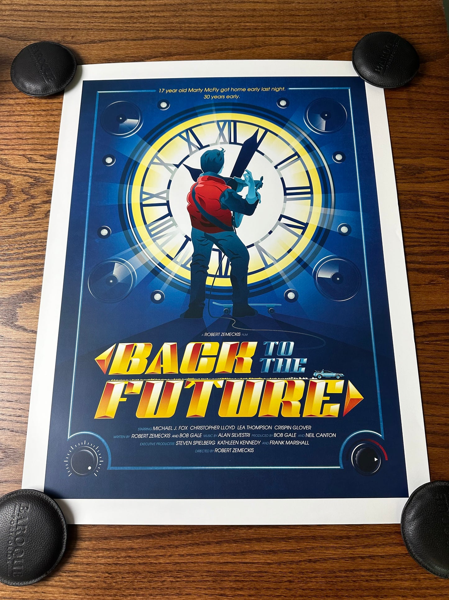 Ninjabot - Back to the Future 18x24 movie poster