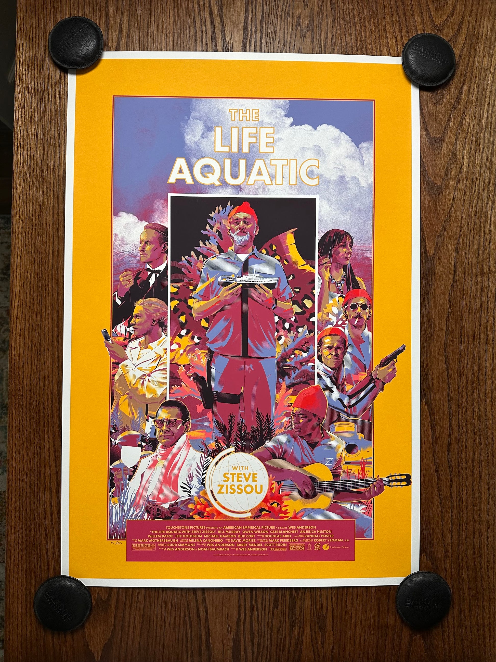 Matt Taylor - The Life Aquatic with Steve Zissou 24x36 movie poster