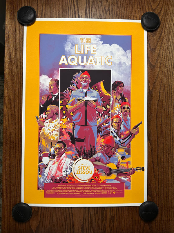 Matt Taylor - The Life Aquatic with Steve Zissou - 24x36 - Limited Edition Poster