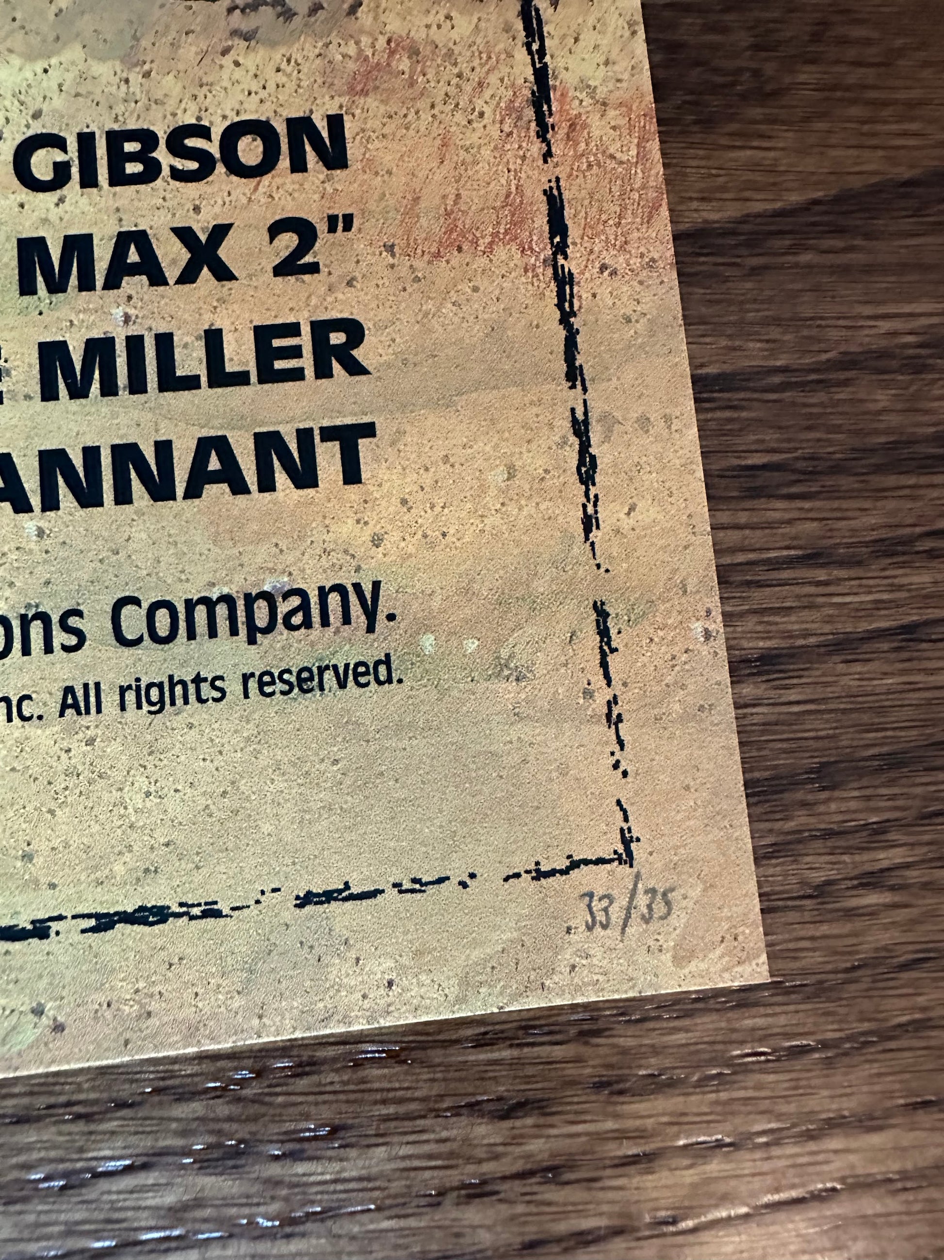 Paul Mann - Mad Max 2 Variant 36x24 movie poster - detail image 8