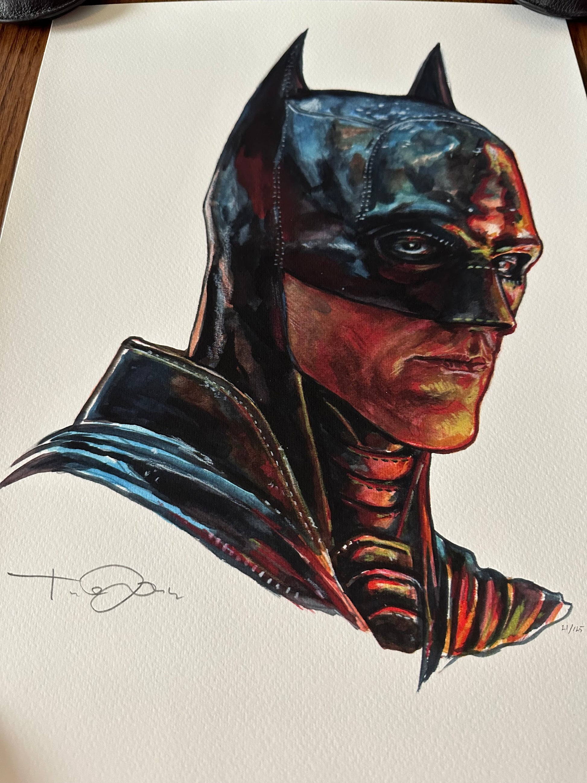 Tim Doyle - Shiny Objects Batman 12x16 art print - detail image 3