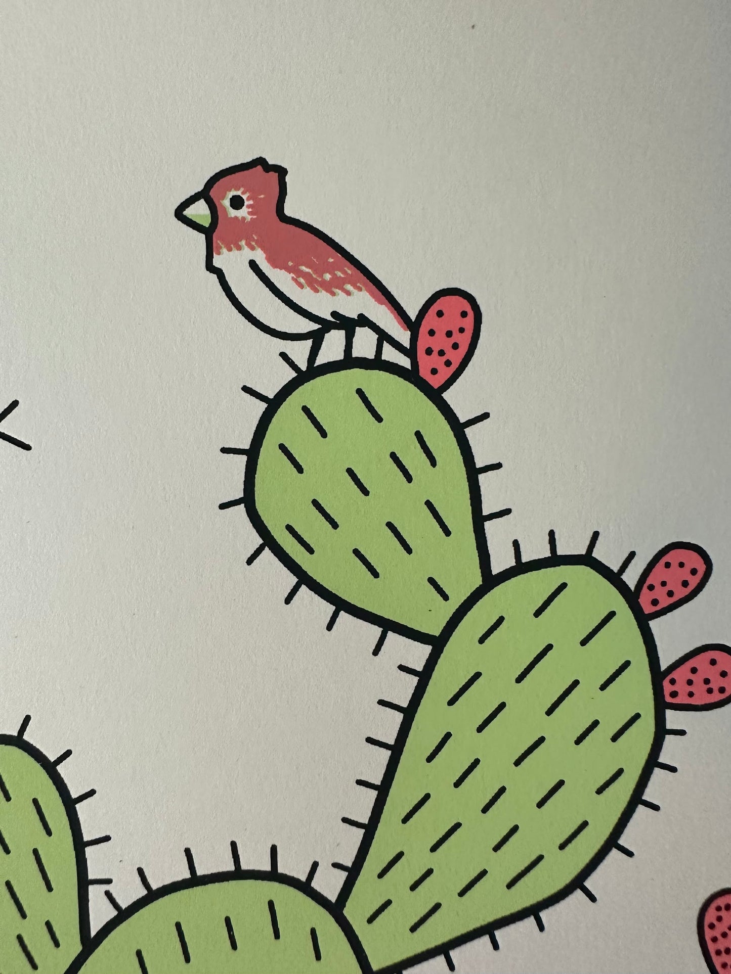 Nakatomic Inc - Cactus Art Print 11x14 art print - detail image 2