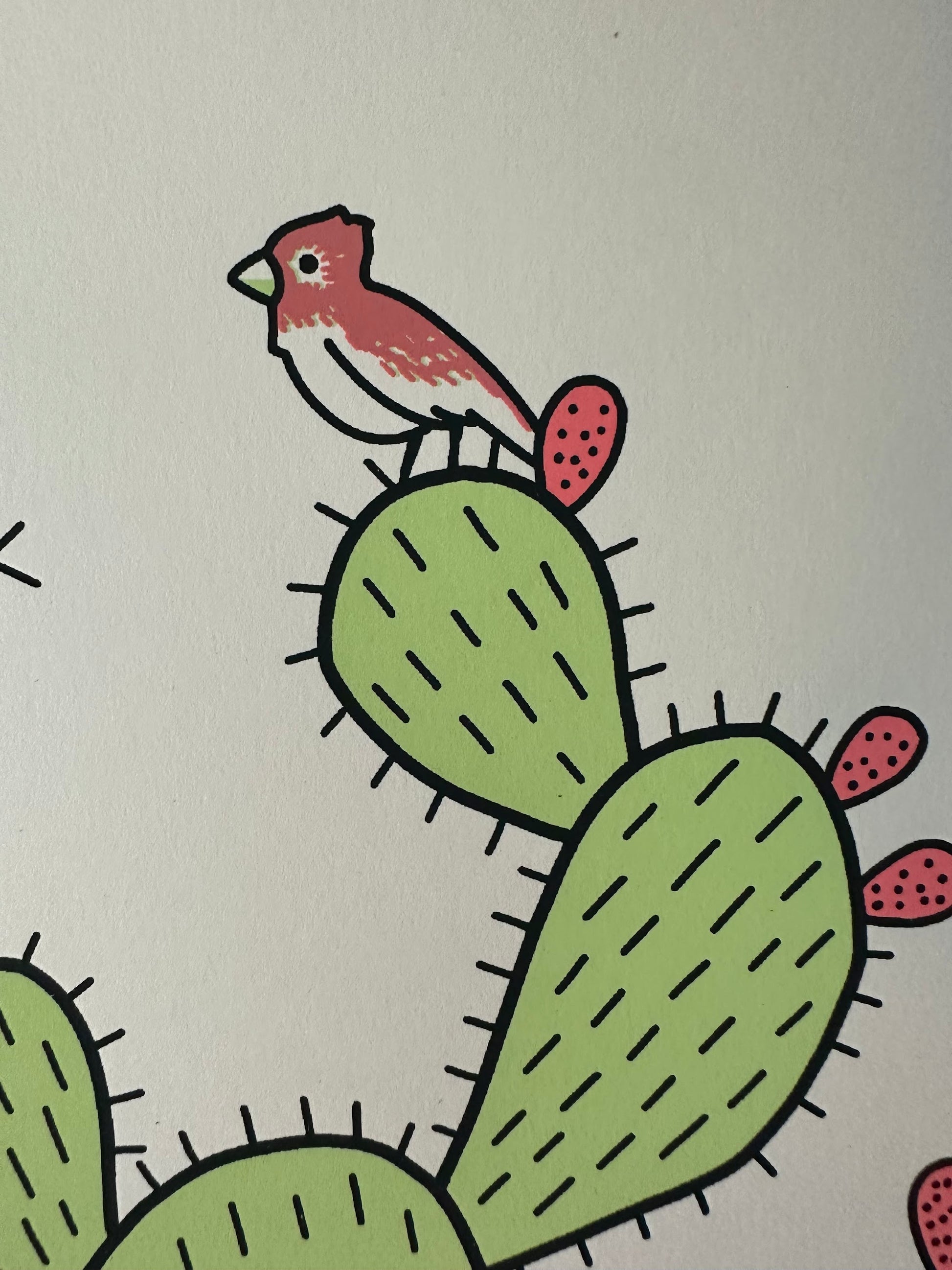 Nakatomic Inc - Cactus Art Print 11x14 art print - detail image 2