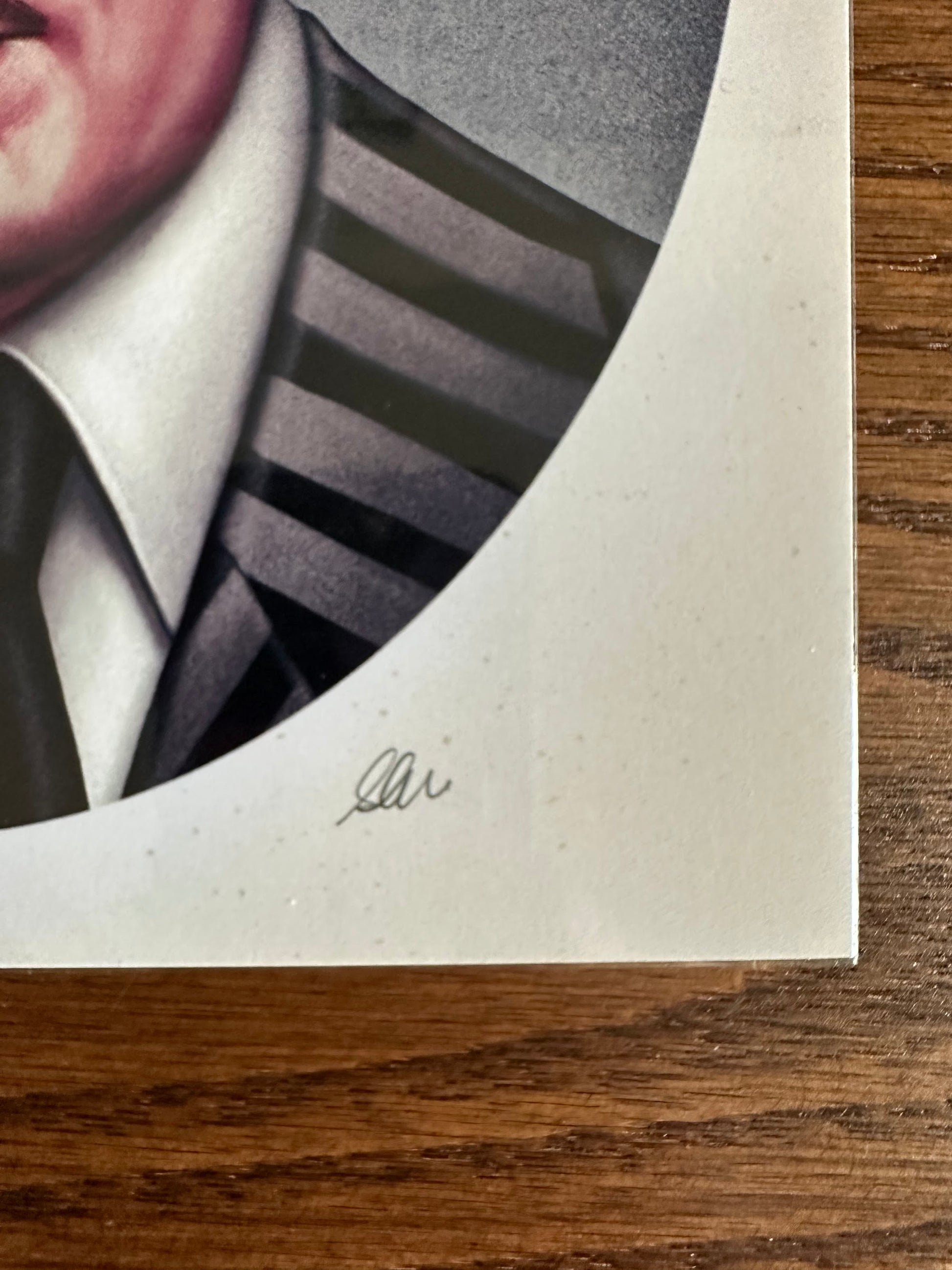 Sara Deck - Addams Family Portrait - Gomez Addams 8x10 art print - detail image 2