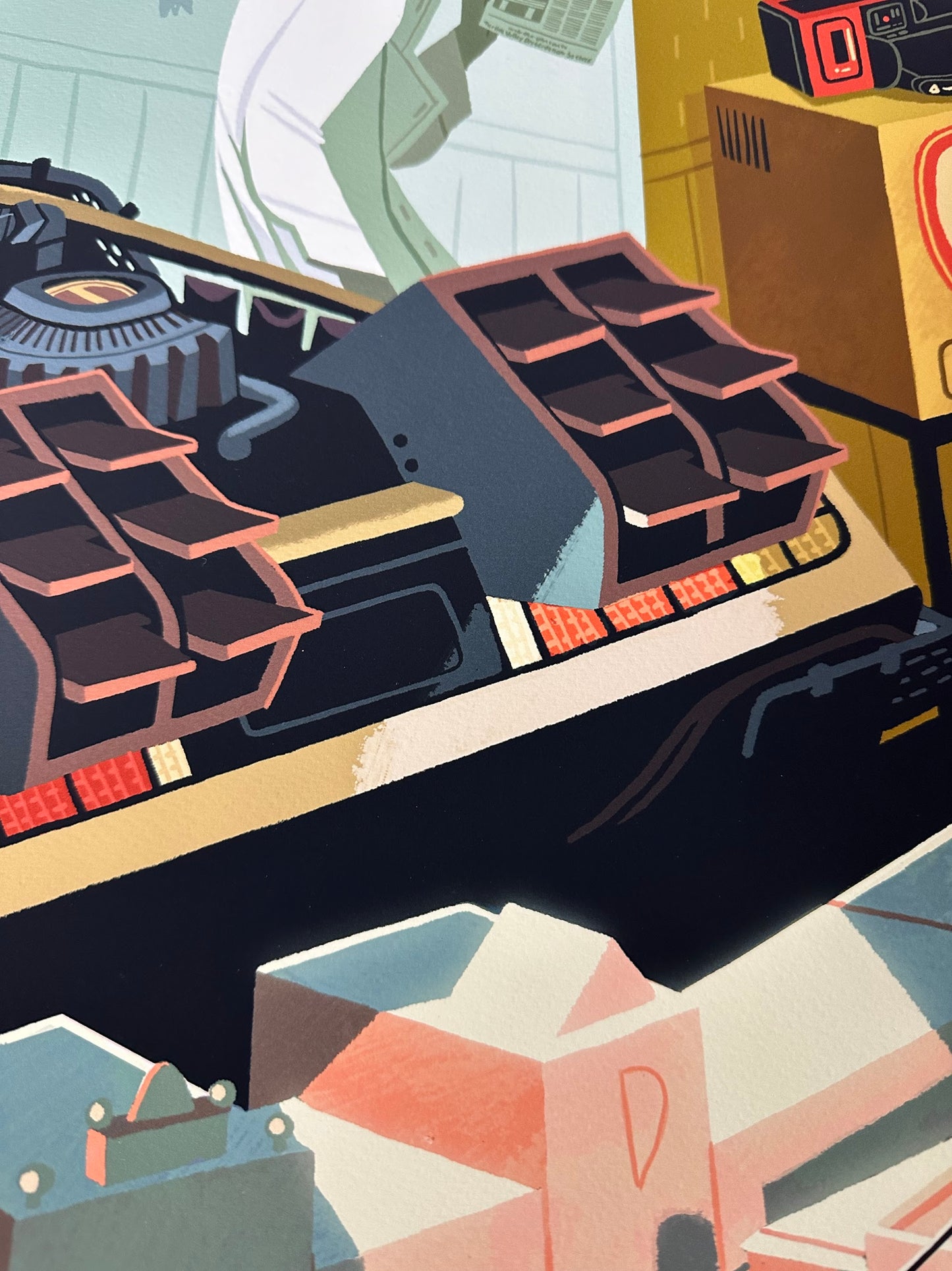 Glen Brogan - Back to the Future 12x24 movie poster - detail image 3