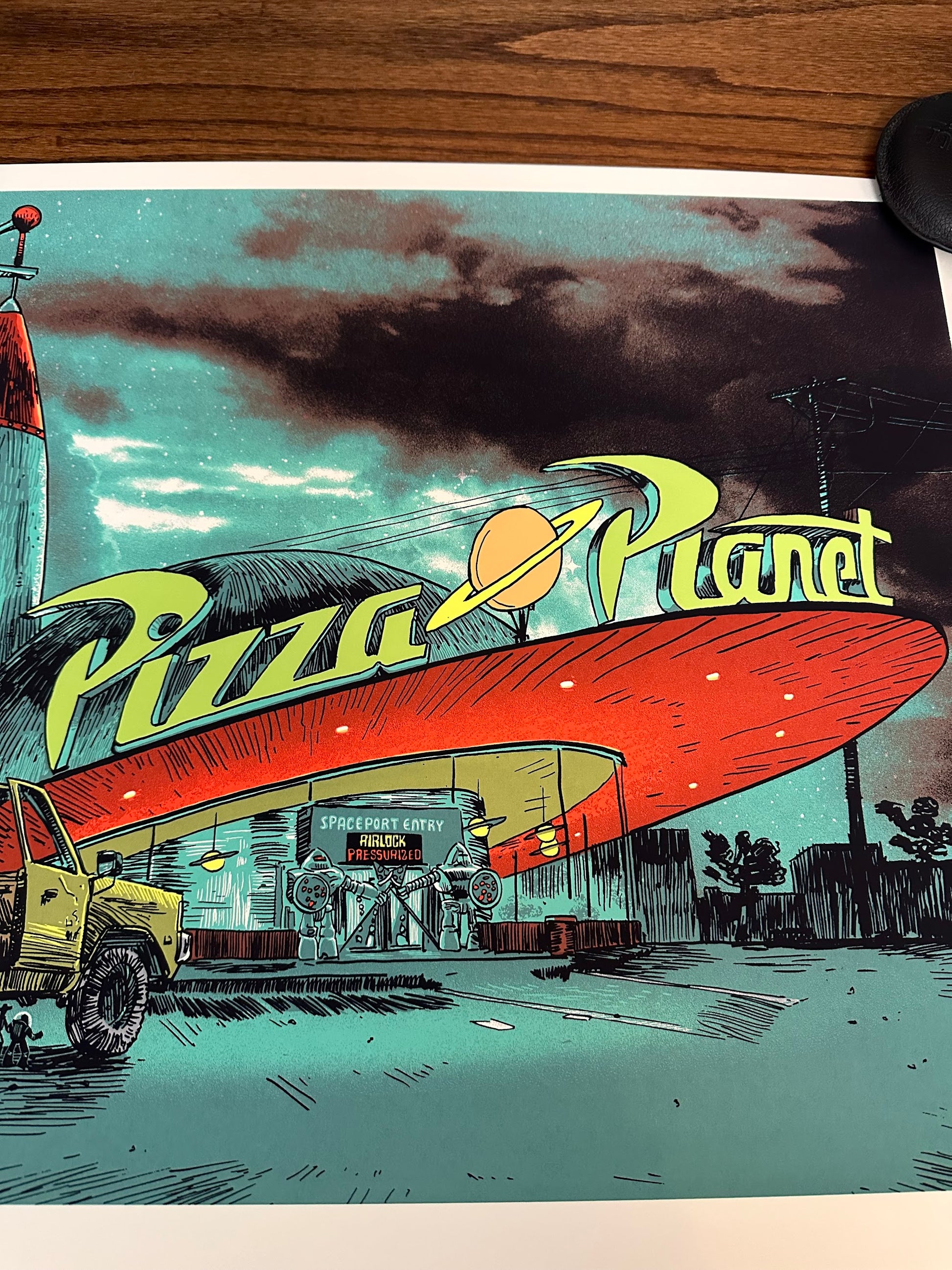Tim Doyle - Toy Story Pizza Planet 24x18 movie poster - detail image 2