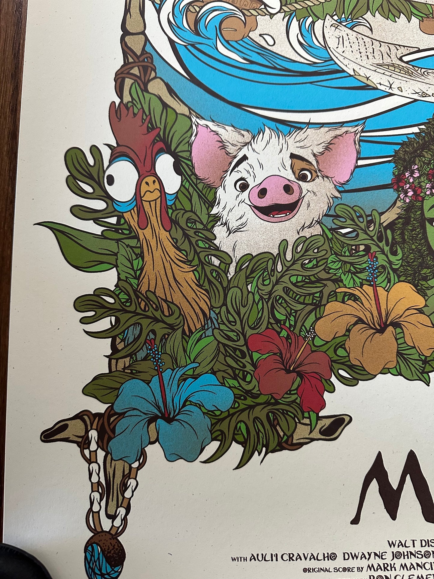 Mainger - Disney's Moana 24x36 movie poster - detail image 7