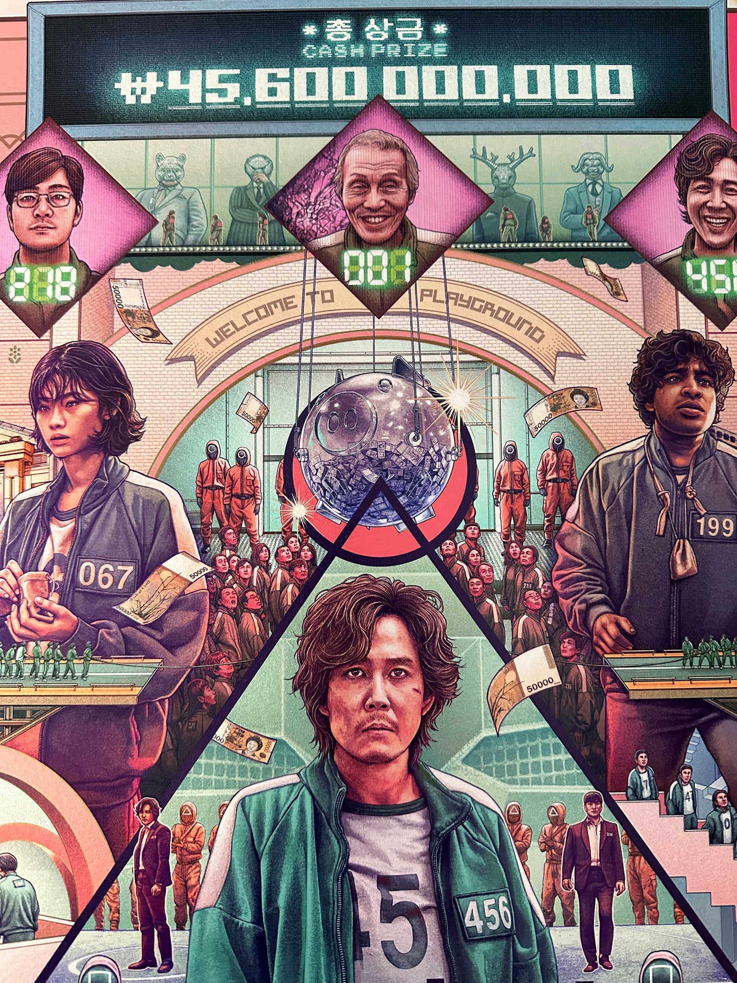 Ise Ananphada - Squid Game Variant 24x36 movie poster - detail image 2