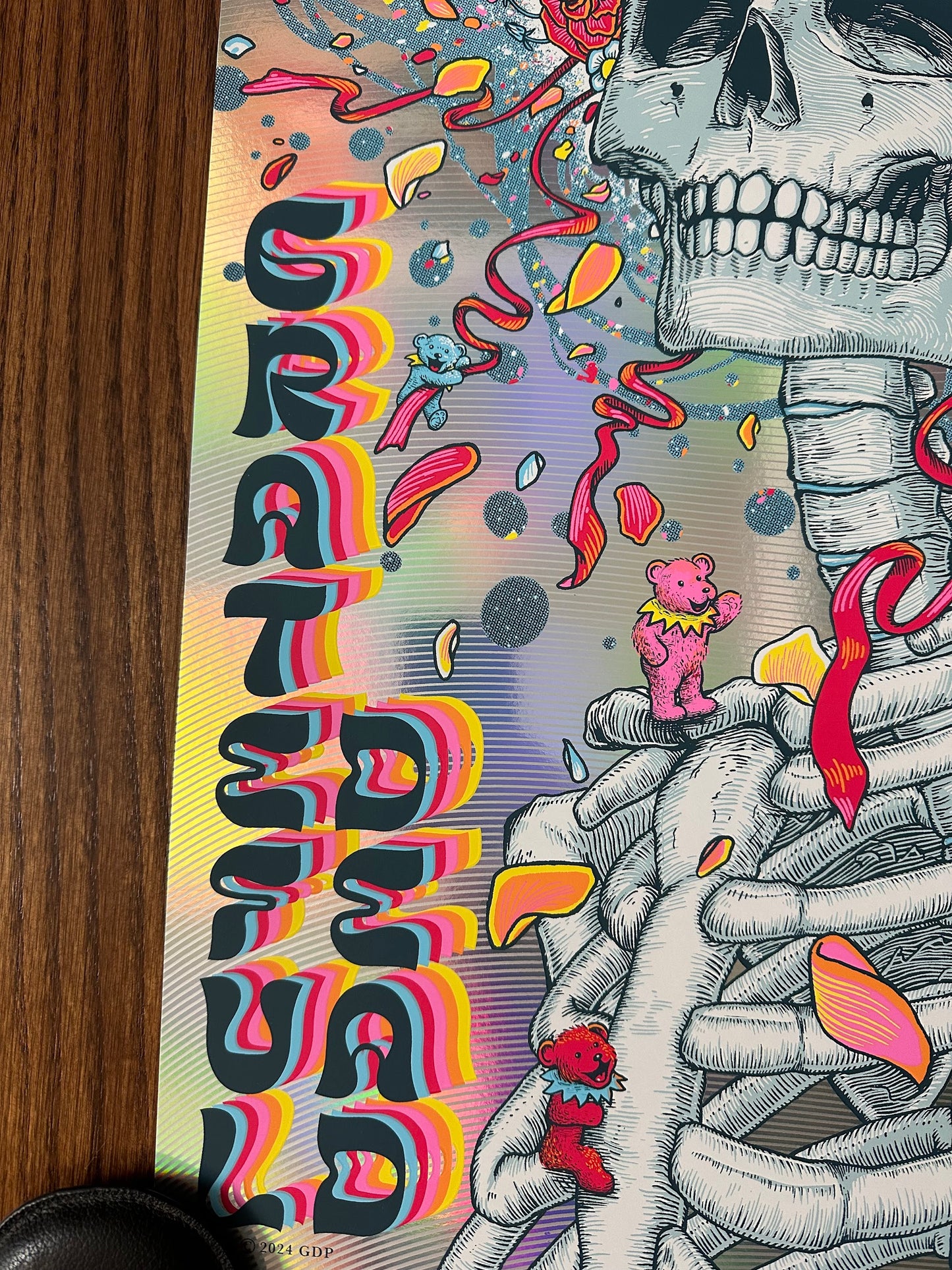 Max Wesoloski - Grateful Dead Rainbow Swirl Foil 18x24 movie poster - detail image 4