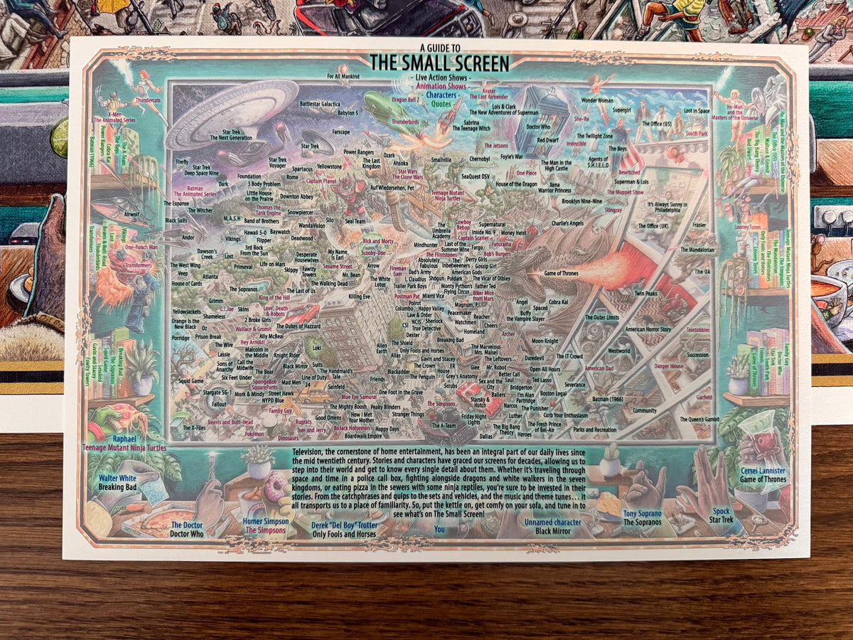 Jeff Murray - The Small Screen - 36x24 - Limited Edition Poster
