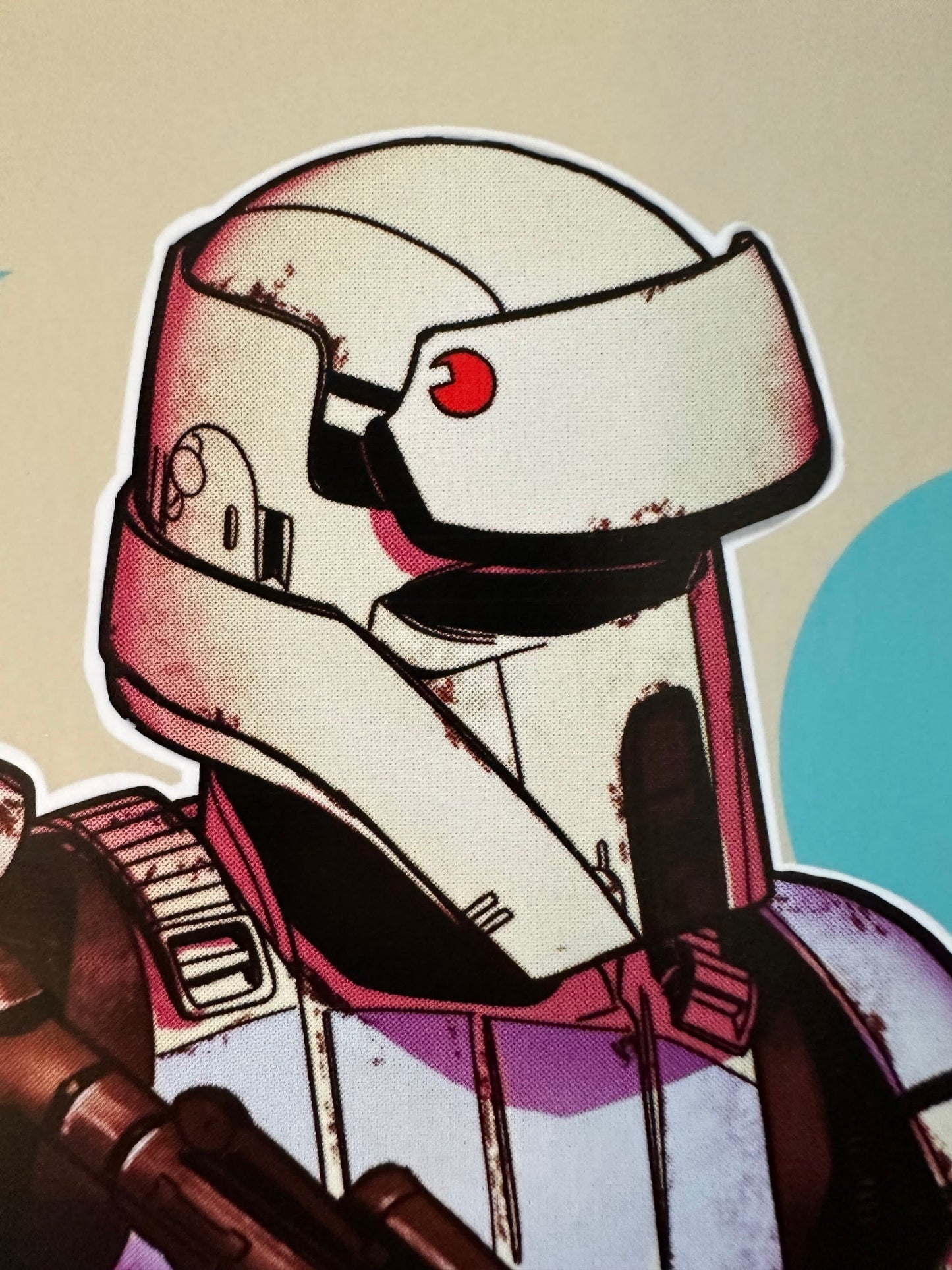 Tim Anderson - Clone Trooper Portrait 8x8 art print - detail image 2