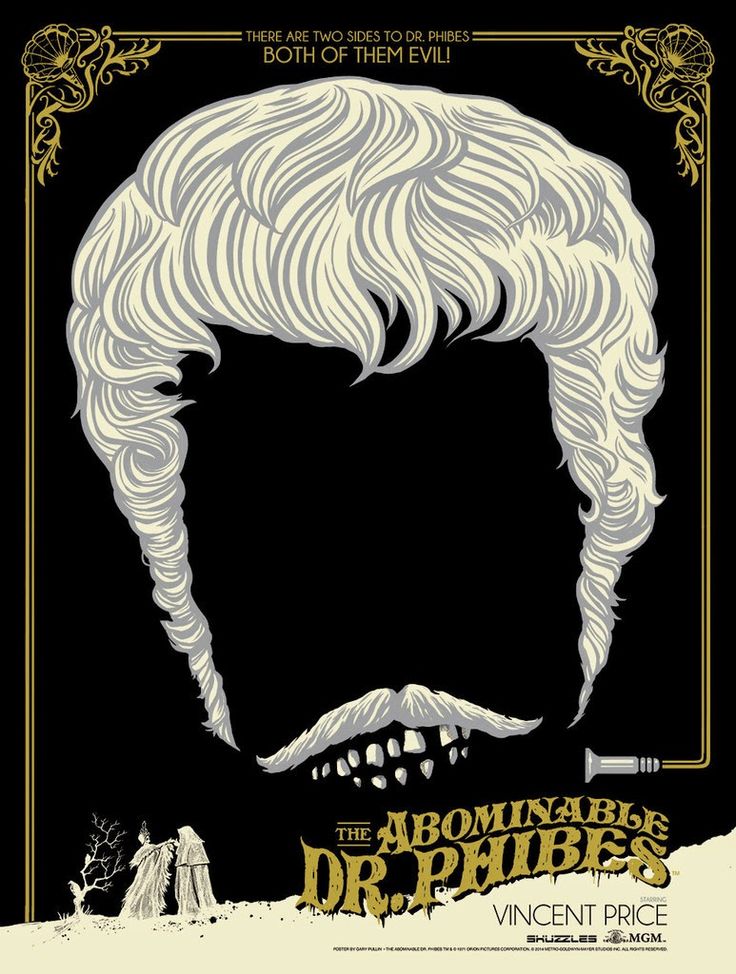 Ghoulish Gary - The Abominable Dr. Phibes 18x24 movie poster - detail image 6