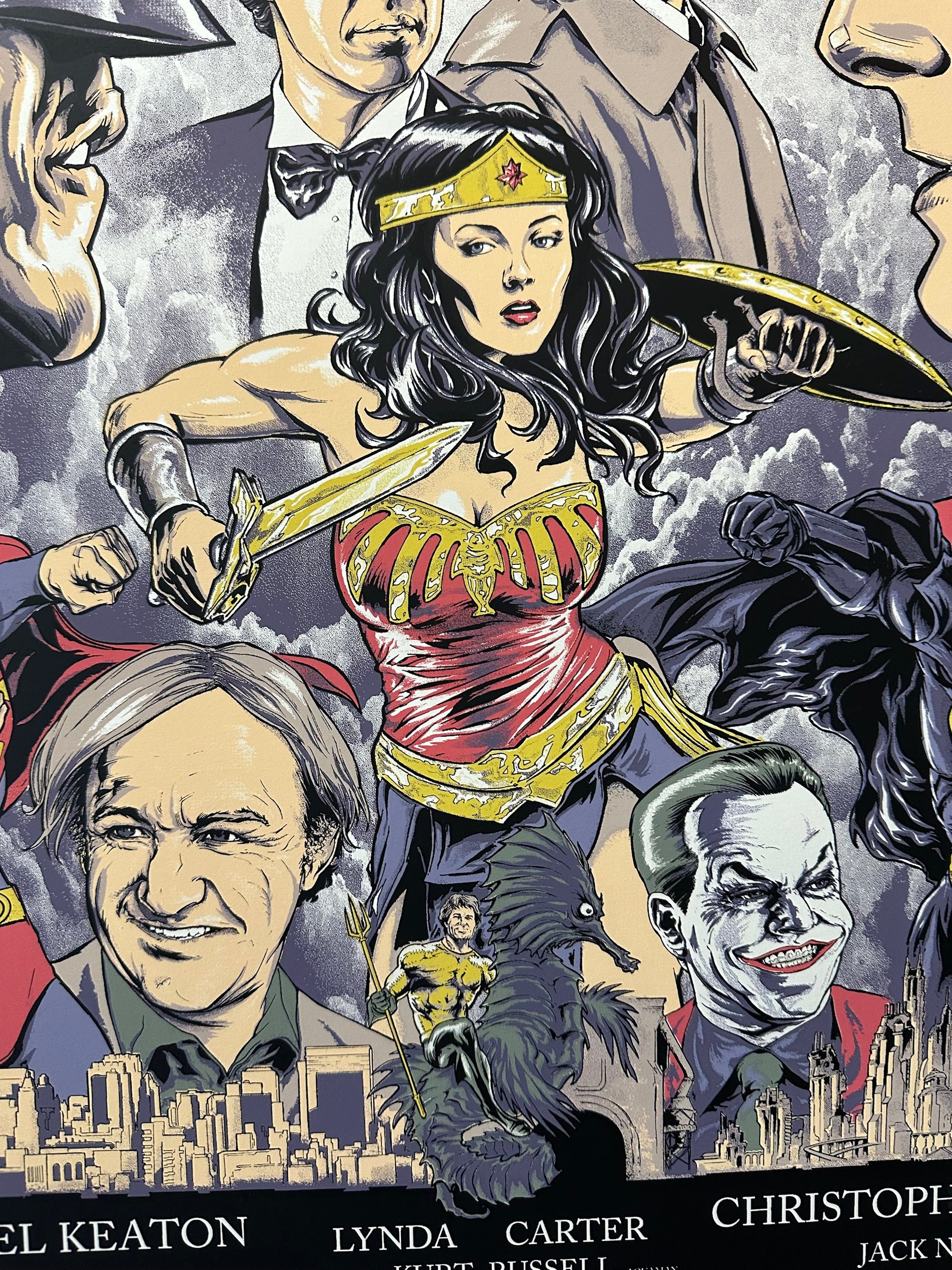 Steve Kurth - DC Batman Superman Dawning of Justice 18x24 movie poster - detail image 5