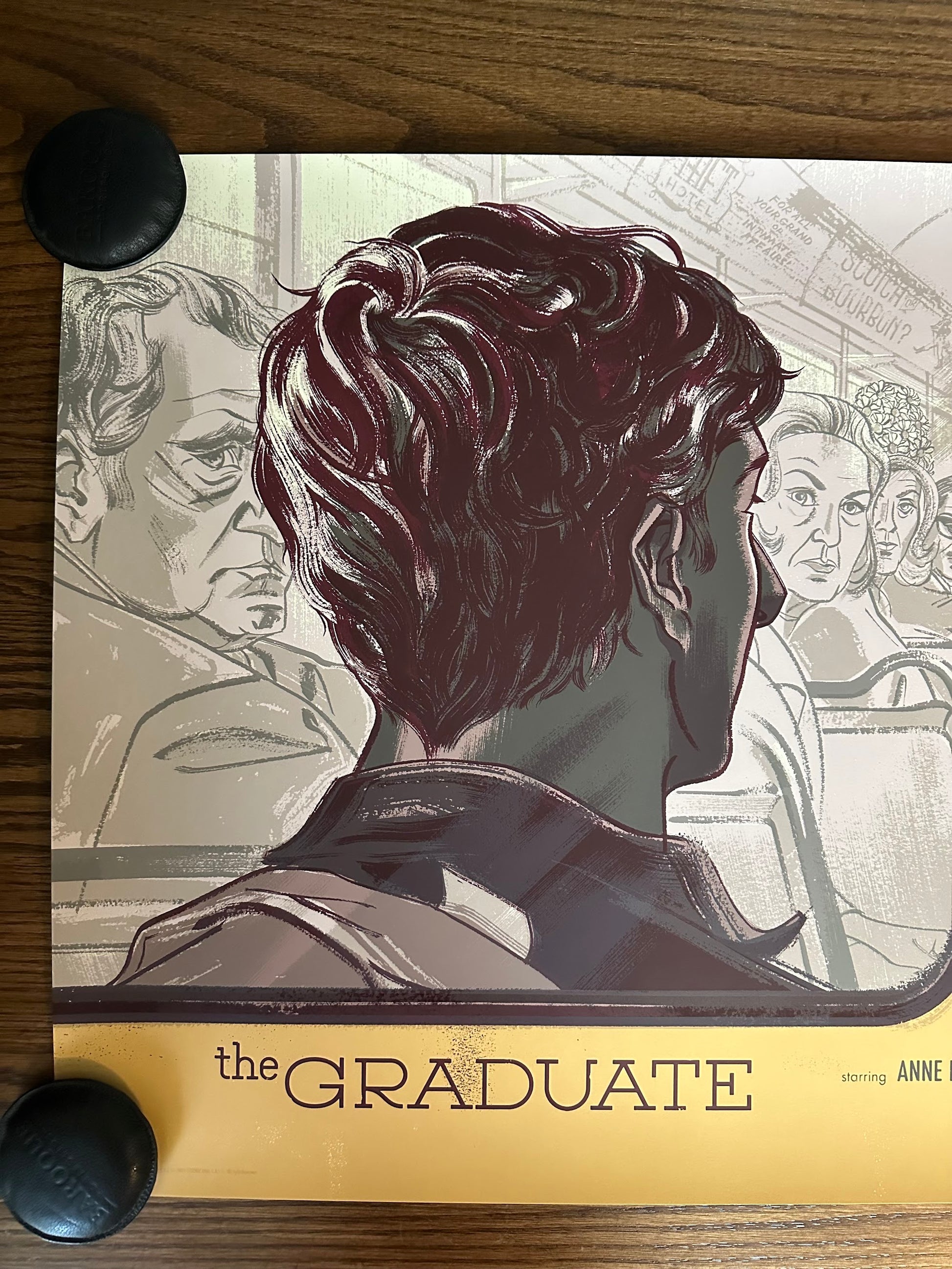 Anne Benjamin - The Graduate 36x24 movie poster - detail image 2