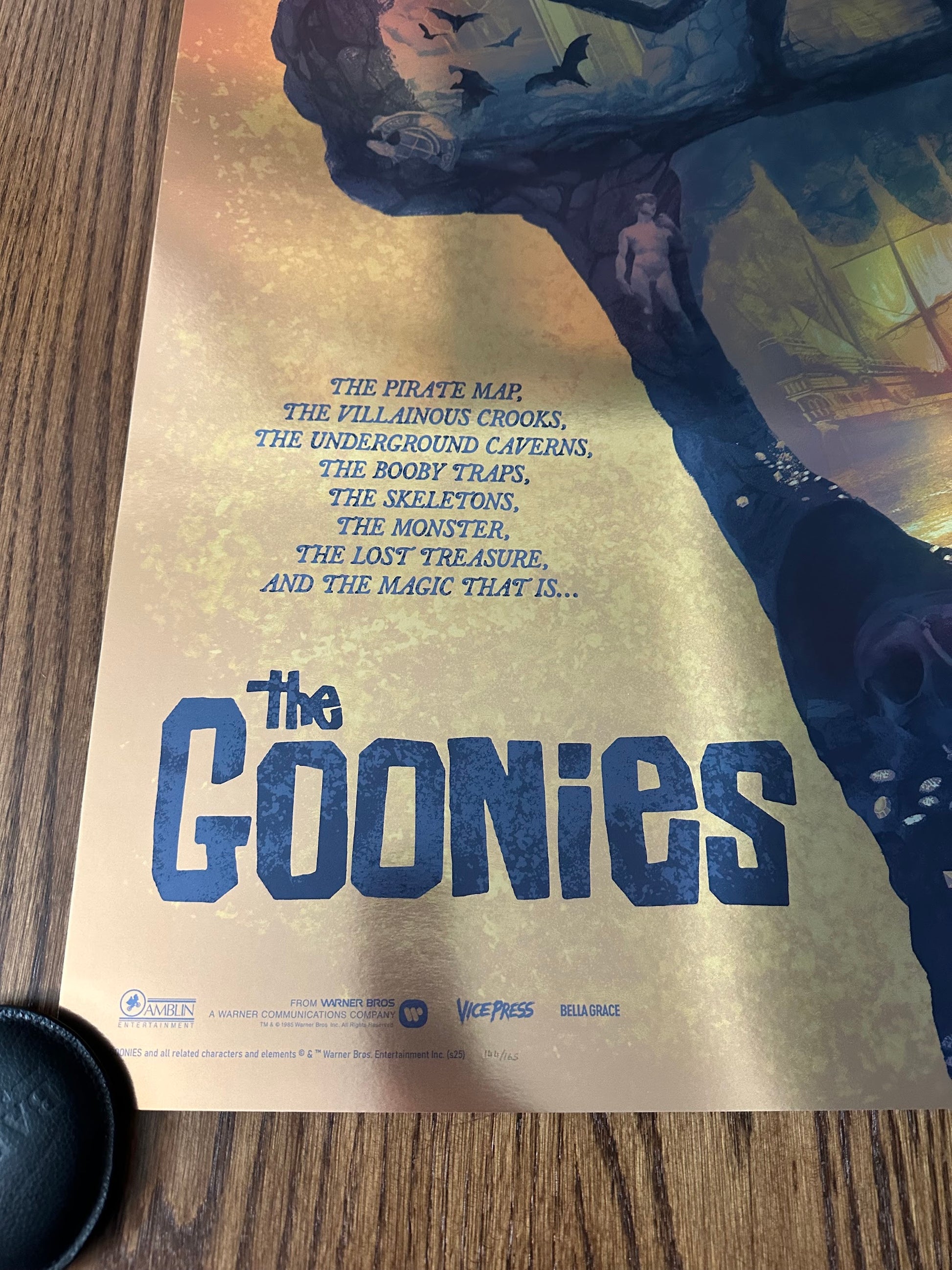 Bella Grace - The Goonies Foil Variant 24x36 movie poster - detail image 6