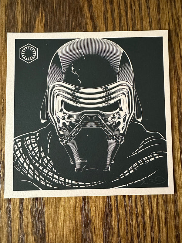 Joshua Budich - Kylo Ren - Rose Gold Variant Limited Edition Art Print - 6 x 6