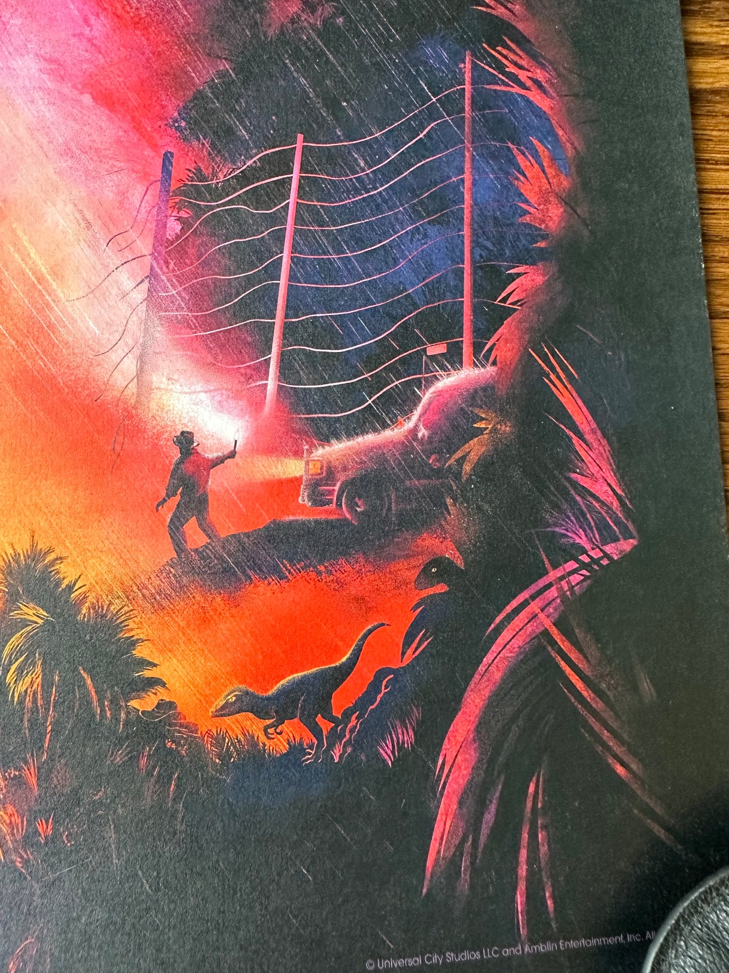 Carly AF - Jurassic Park T-Rex 16.5x23.4 art print - detail image 5