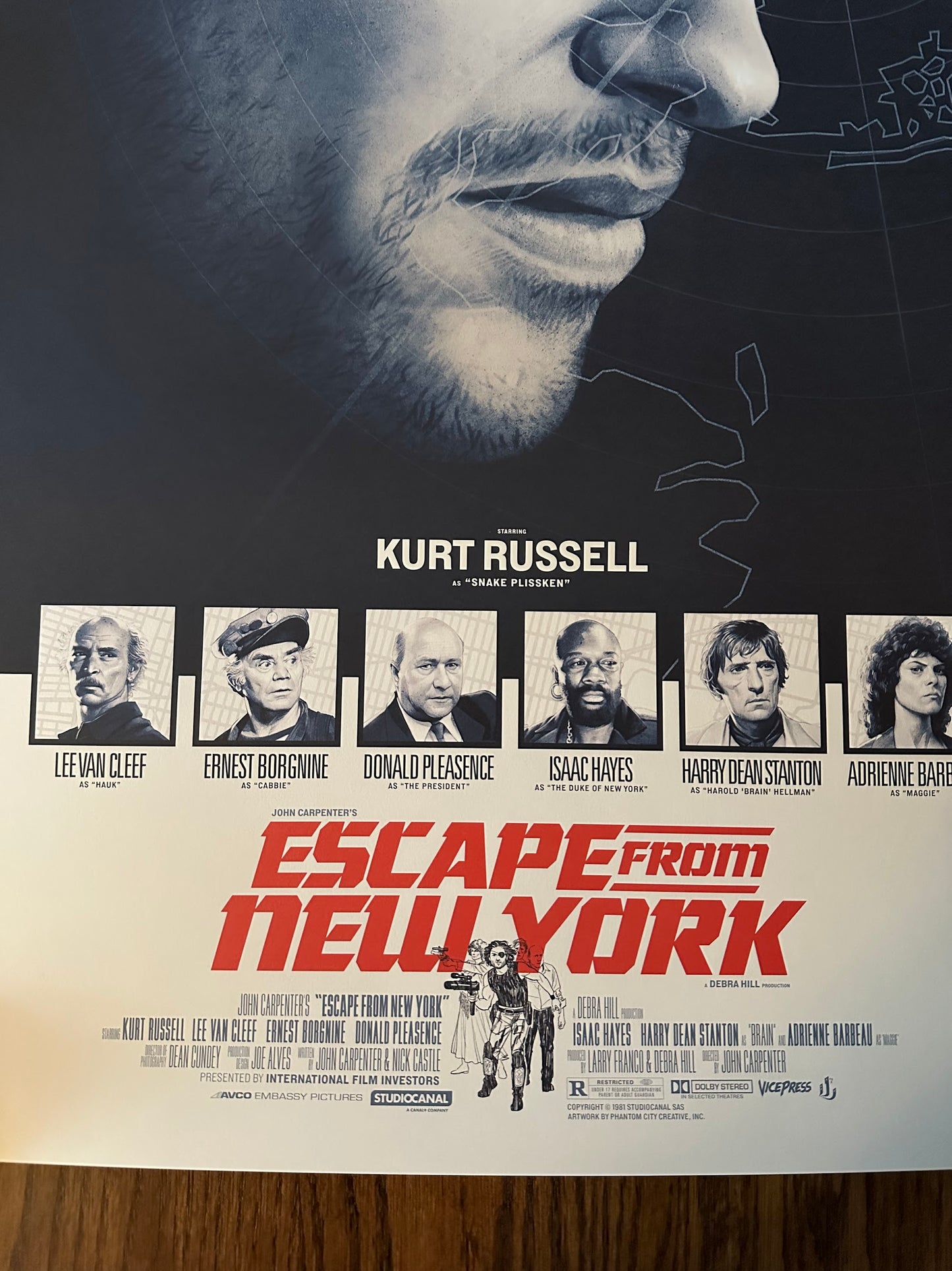 Phantom City Creative - Escape from New York 24x36 movie poster - detail image 4