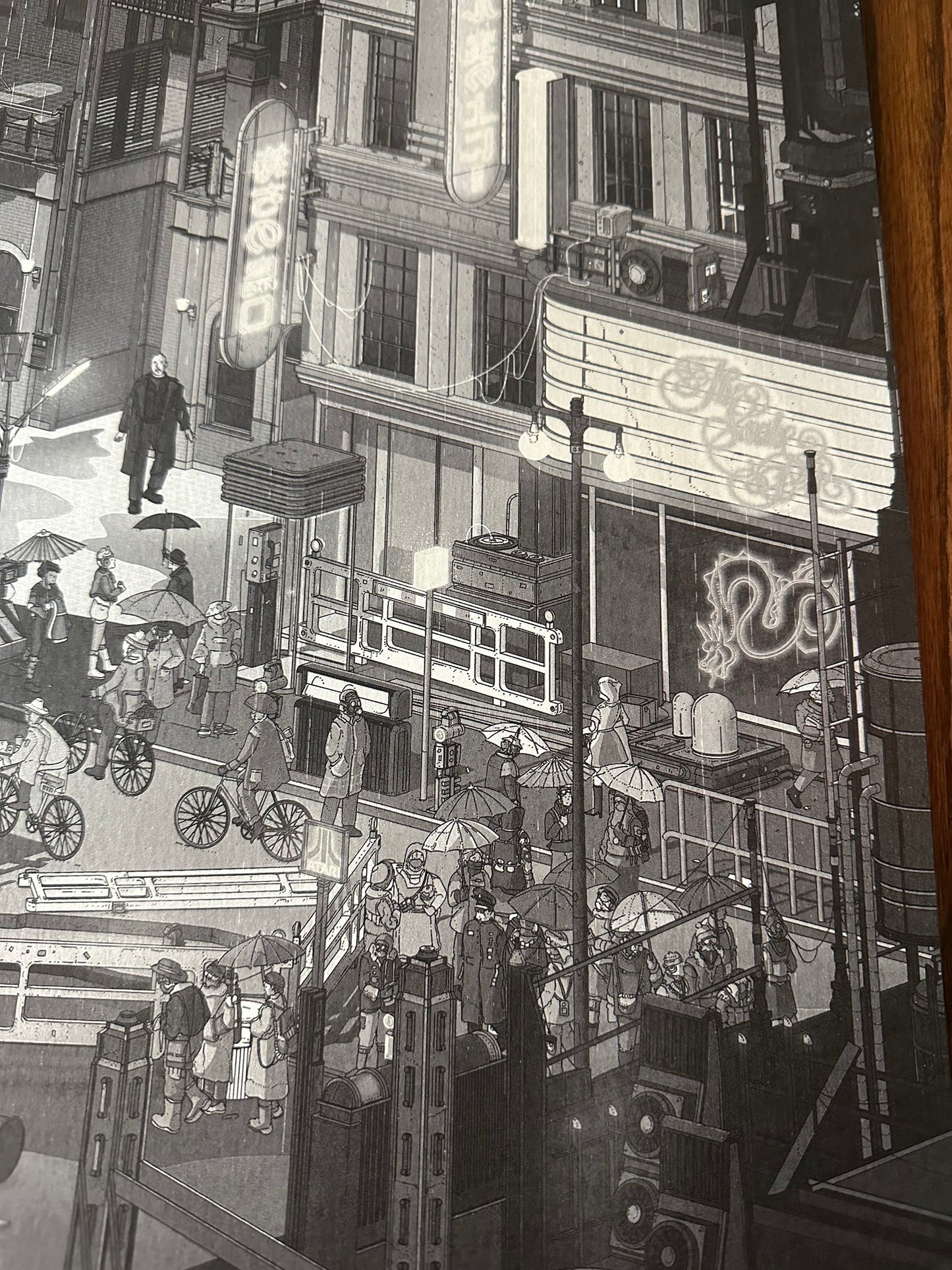 Doug John Miller - Blade Runner B&W Variant 24x36 movie poster - detail image 7