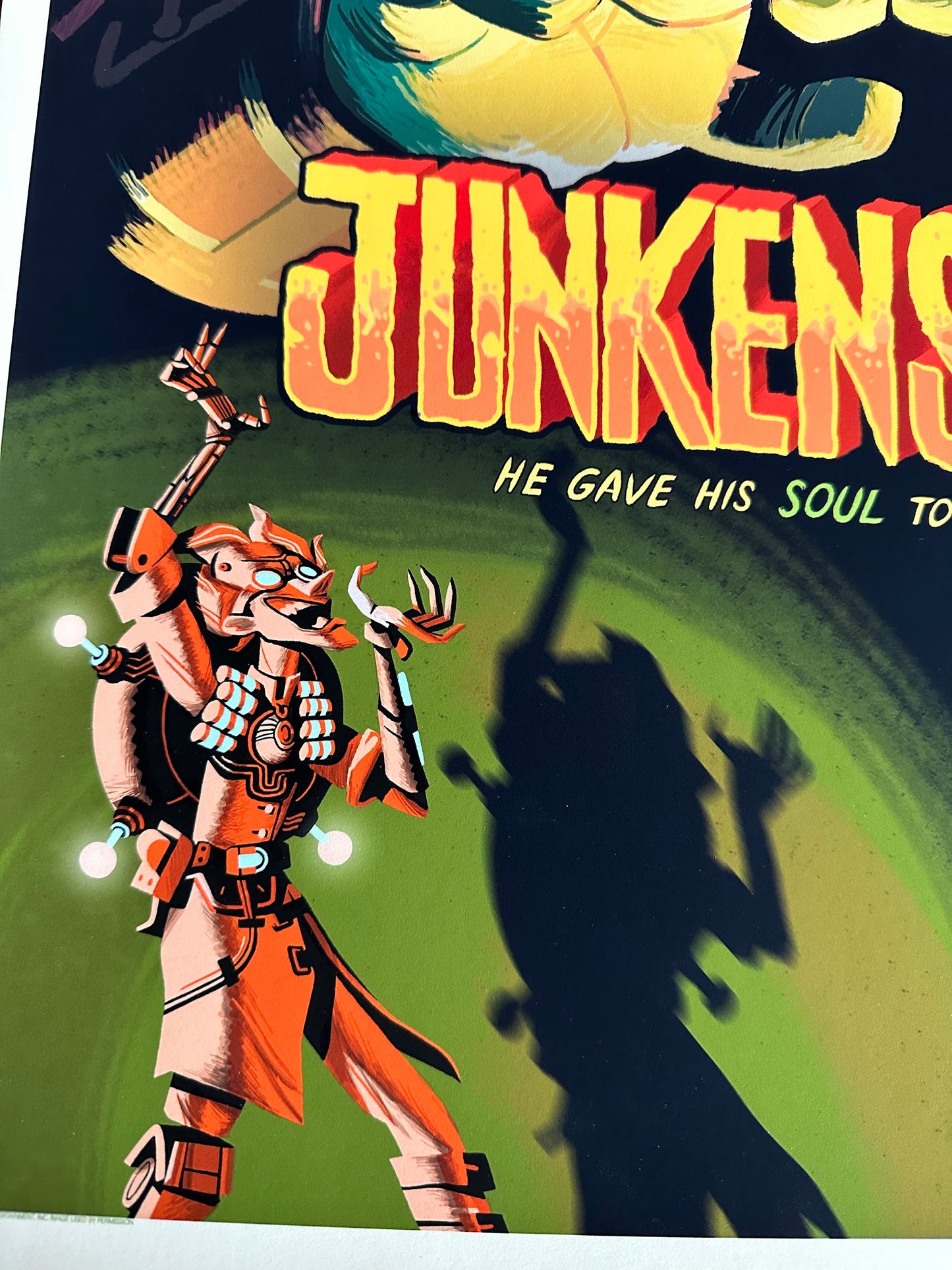 Glen Brogan - Junkenstein 16x24 movie poster - detail image 5